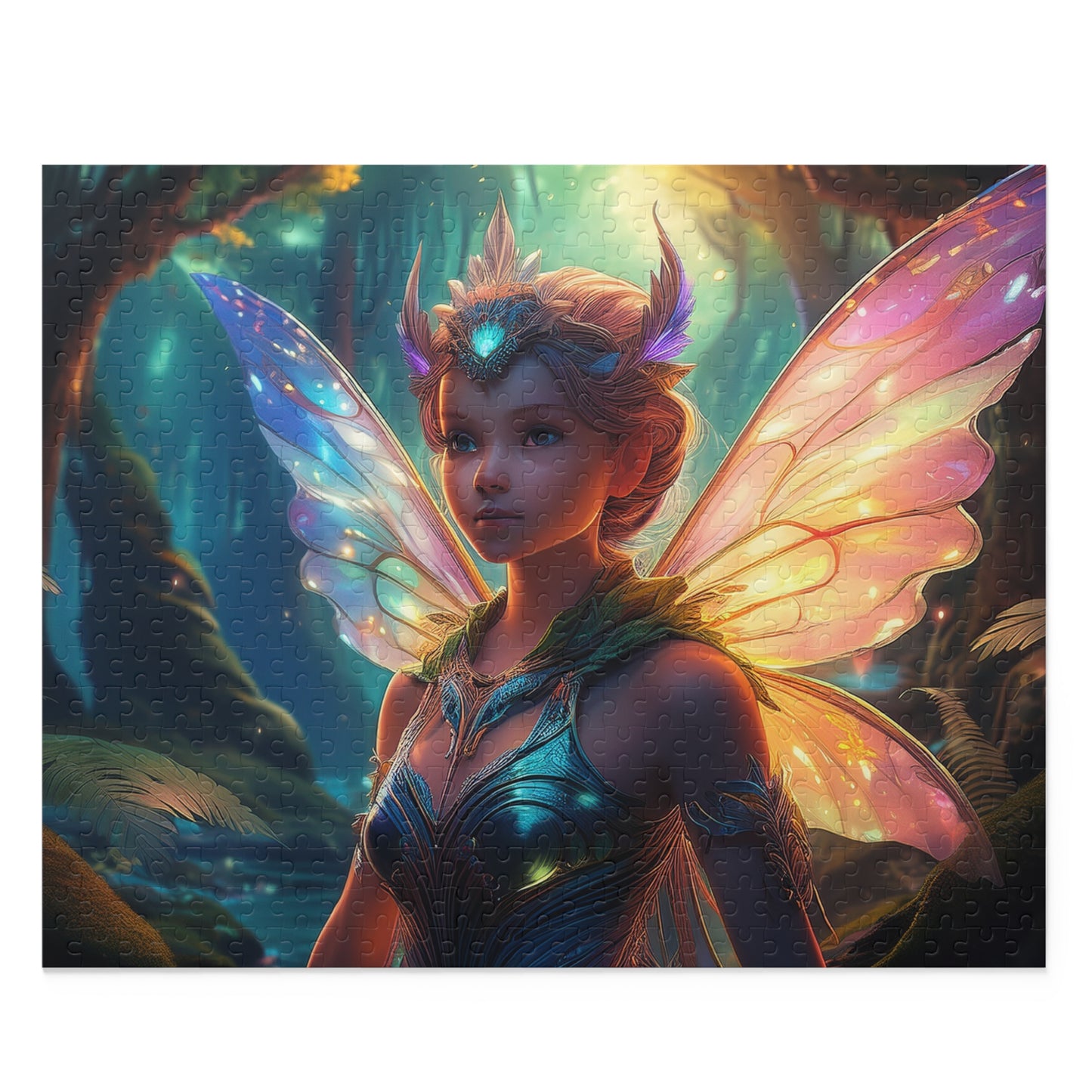 Fairy Puzzle 500-Chipboard Pieces in Box | Kids Puzzles Size: 16" x 20",  Ages 9+ and Family pn4