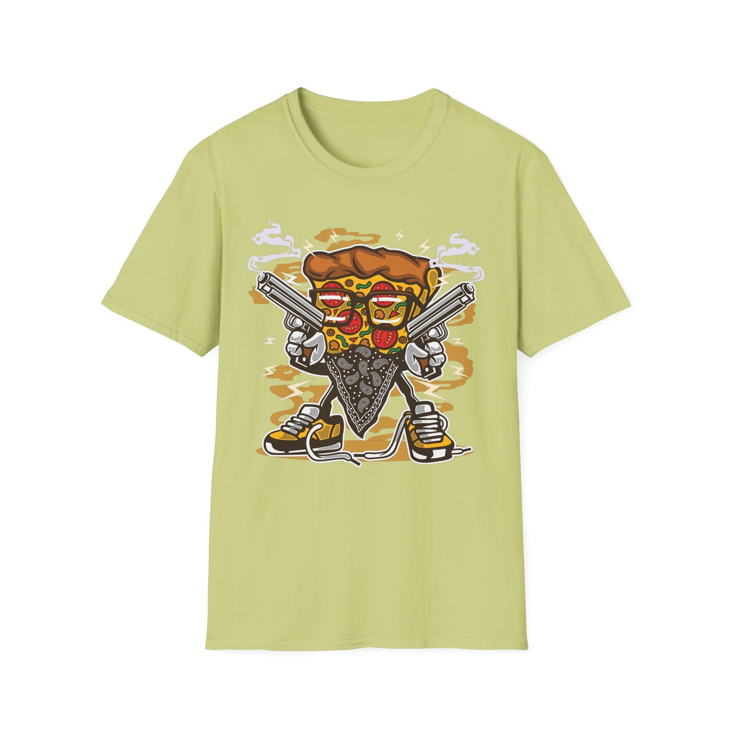 Unisex Cotton T-Shirt with Cartoon Graphic Design
