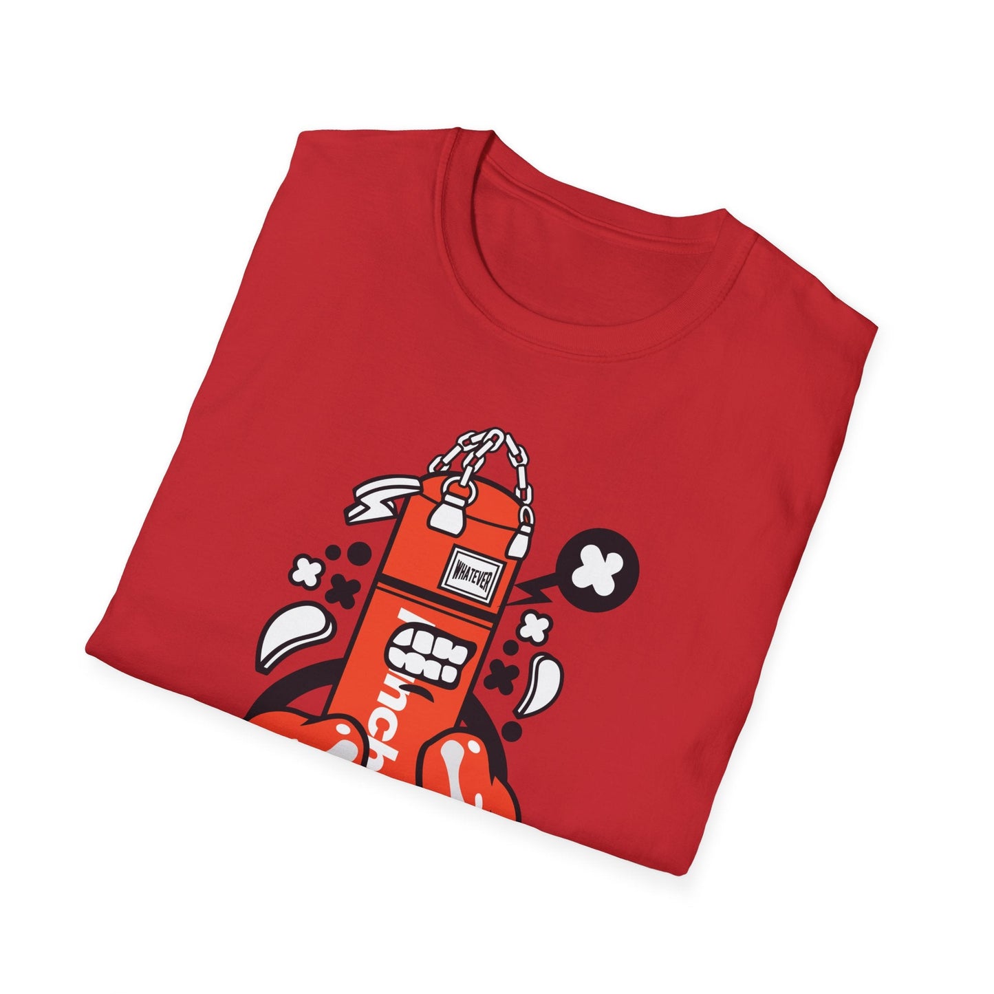 Cartoon Tee Shirt Unisex Animation Graphic Tee Funny Tee Cotton Softstyle 64000 Gildan