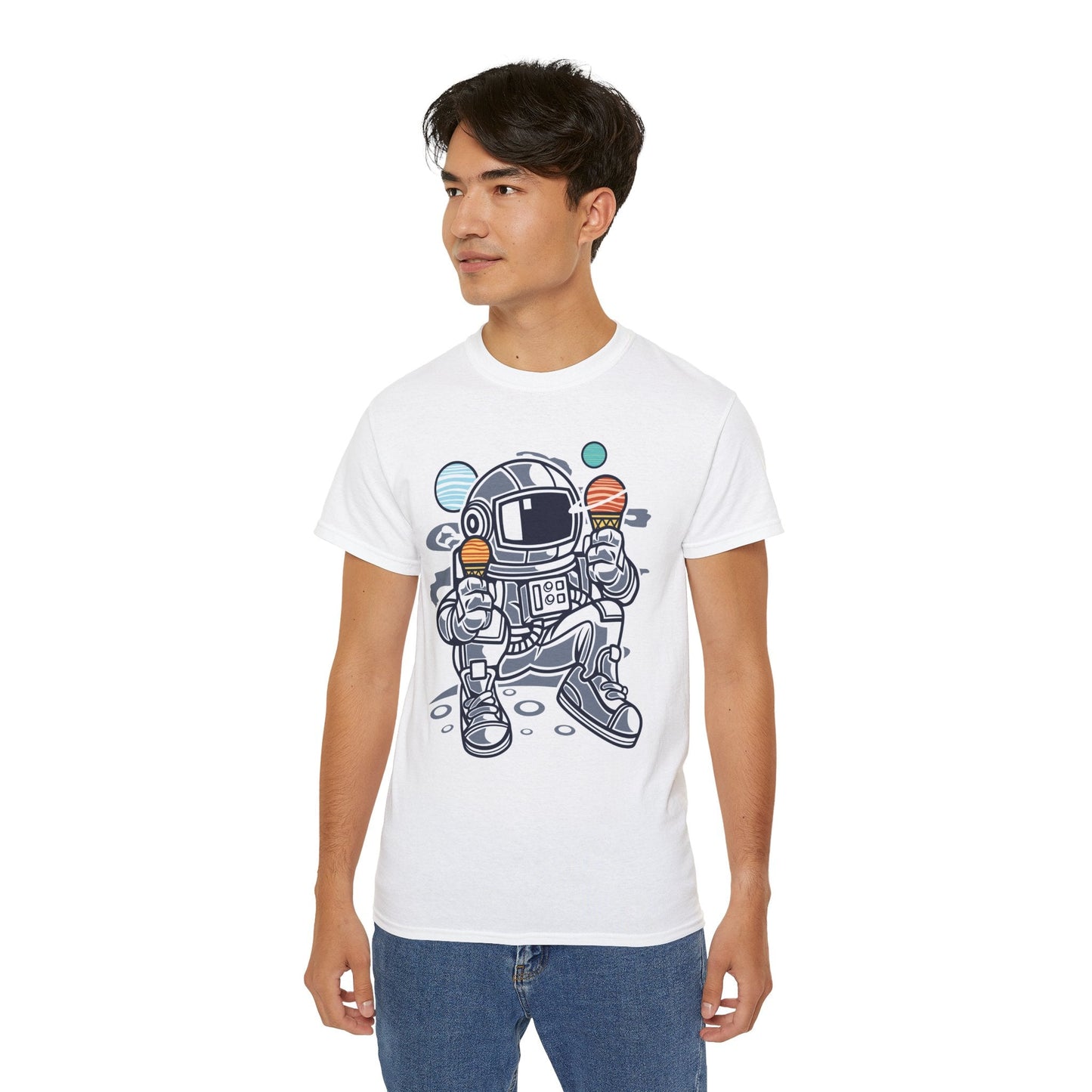Astronaut Graphic Unisex 100 Cotton Tee 9