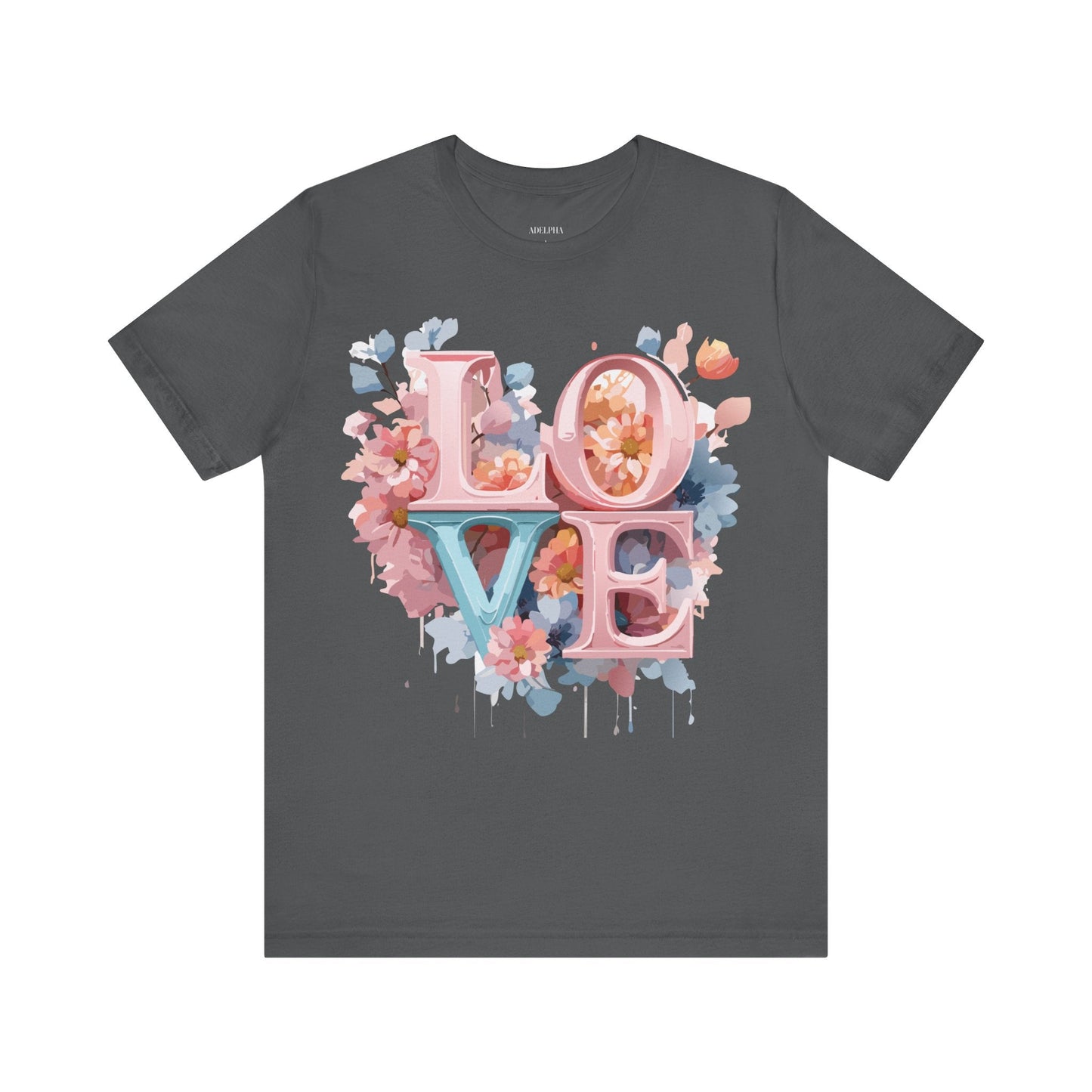 Valentine Graphic Tee Unisex Vintage Inspired Art Design Shirt Adelpha Premium Jersey Short Sleeve