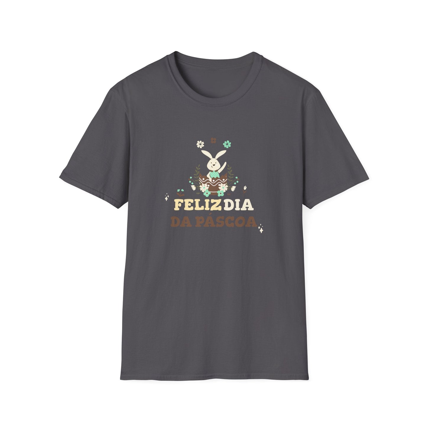 Easter Day T Shirt Unisex Softstyle Tee With Easter Design Print Gildan 64000 Comfort Fit