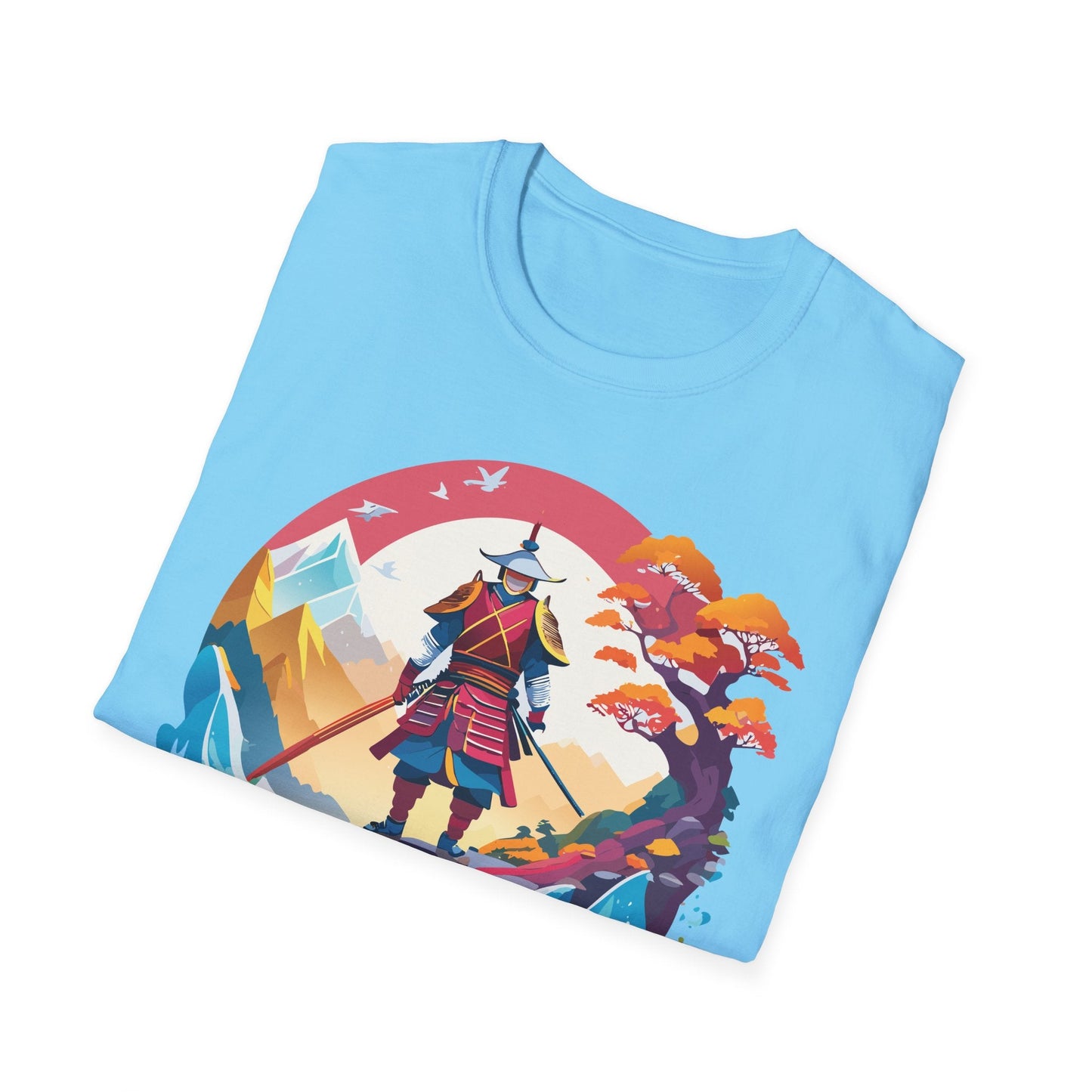 Samurai Shirt Gildan Softstyle 64000 Ring Spun Cotton Unisex Tee For Everyday Comfort