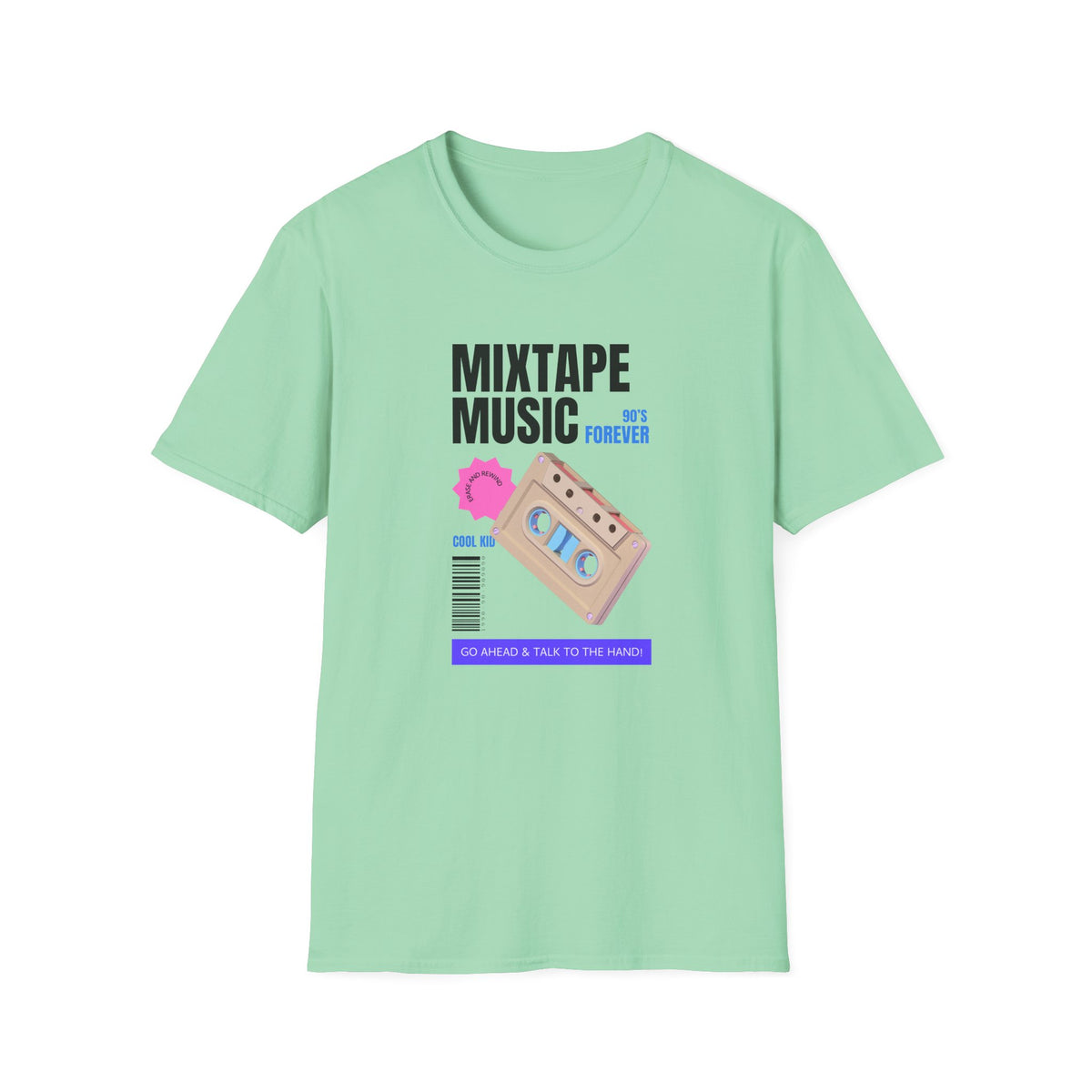 Mixtape Music Vintage Cassette Retro Audio Graphic Tee Gildan Unisex 100 Cotton Tee Shirt r101