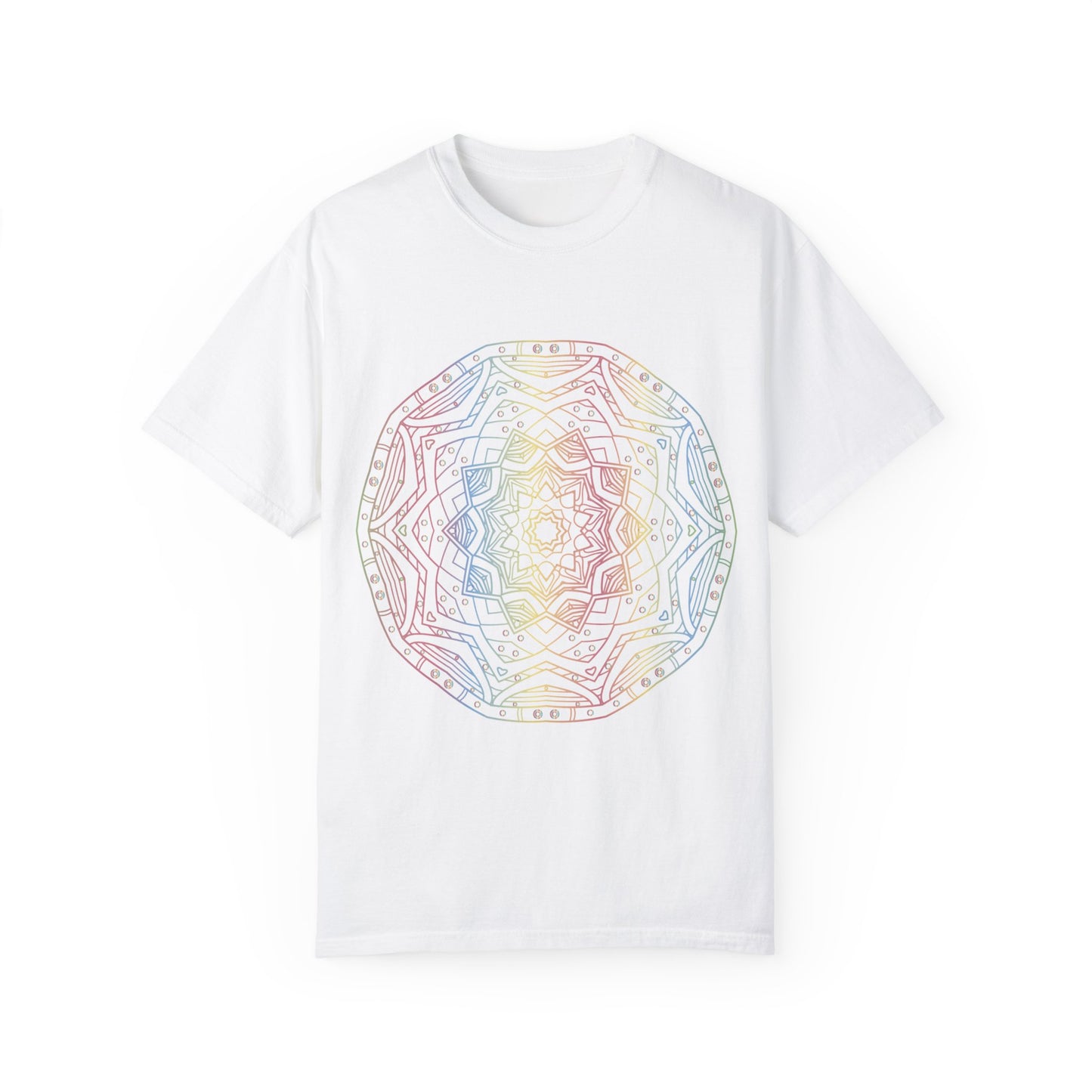 Unisex-T-Shirt mit abstraktem Print