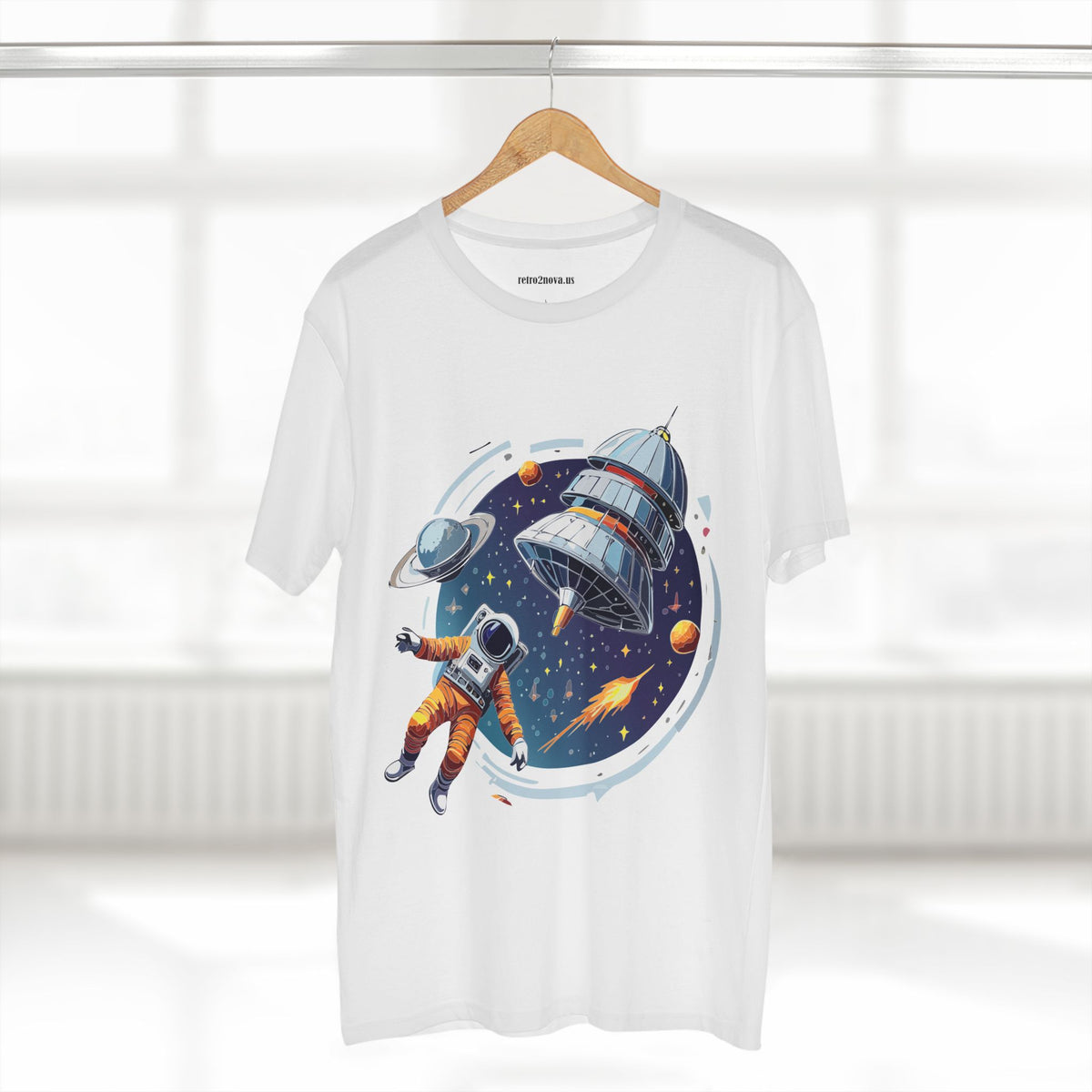 Cosmos Astronaut Graphic Tee Staple Unisex 100 Cotton Tee Shirt - CS-28