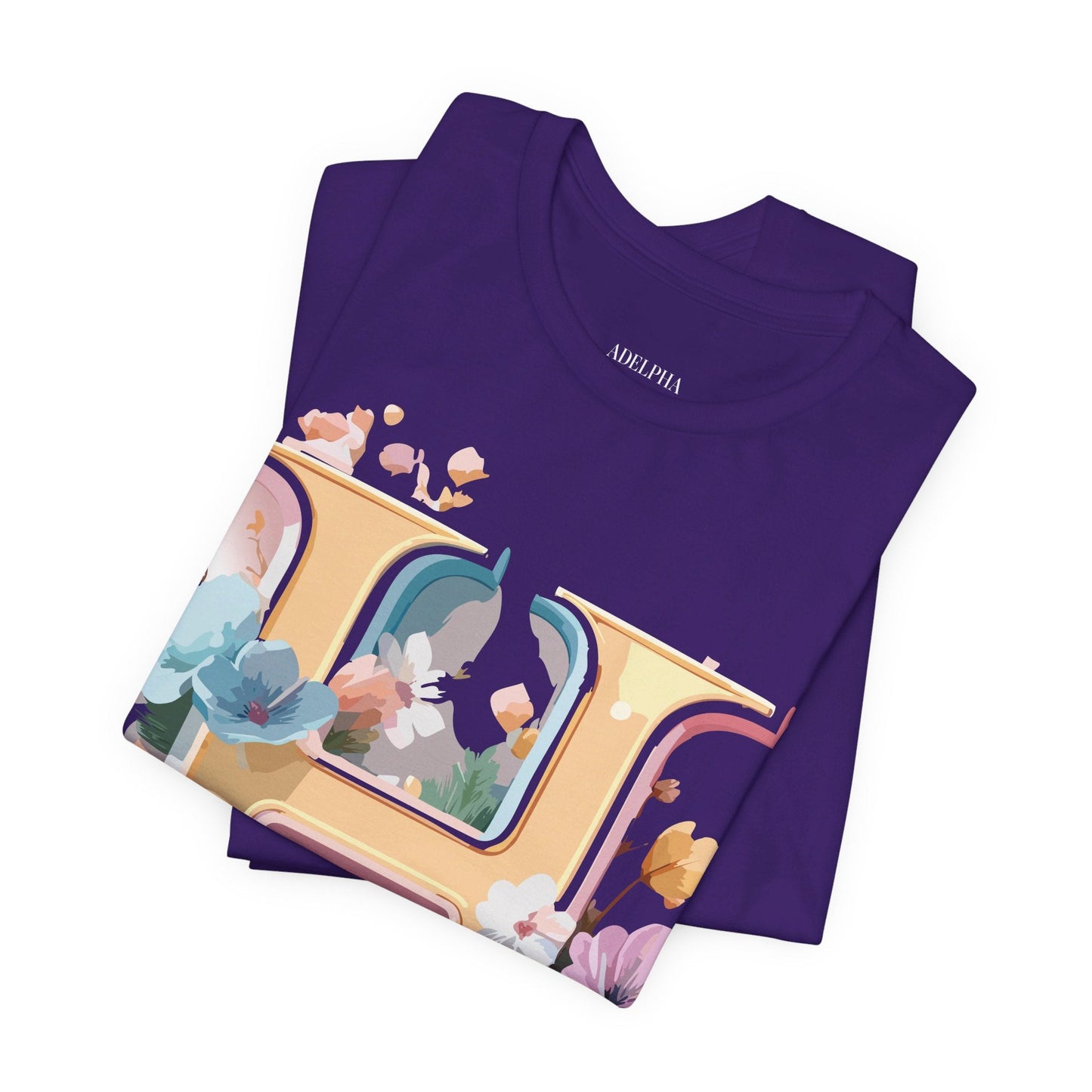 Letter H Graphic Tee Unisex Short Sleeve Shirt By Adelpha Featuring Vintage Inspired Artwork