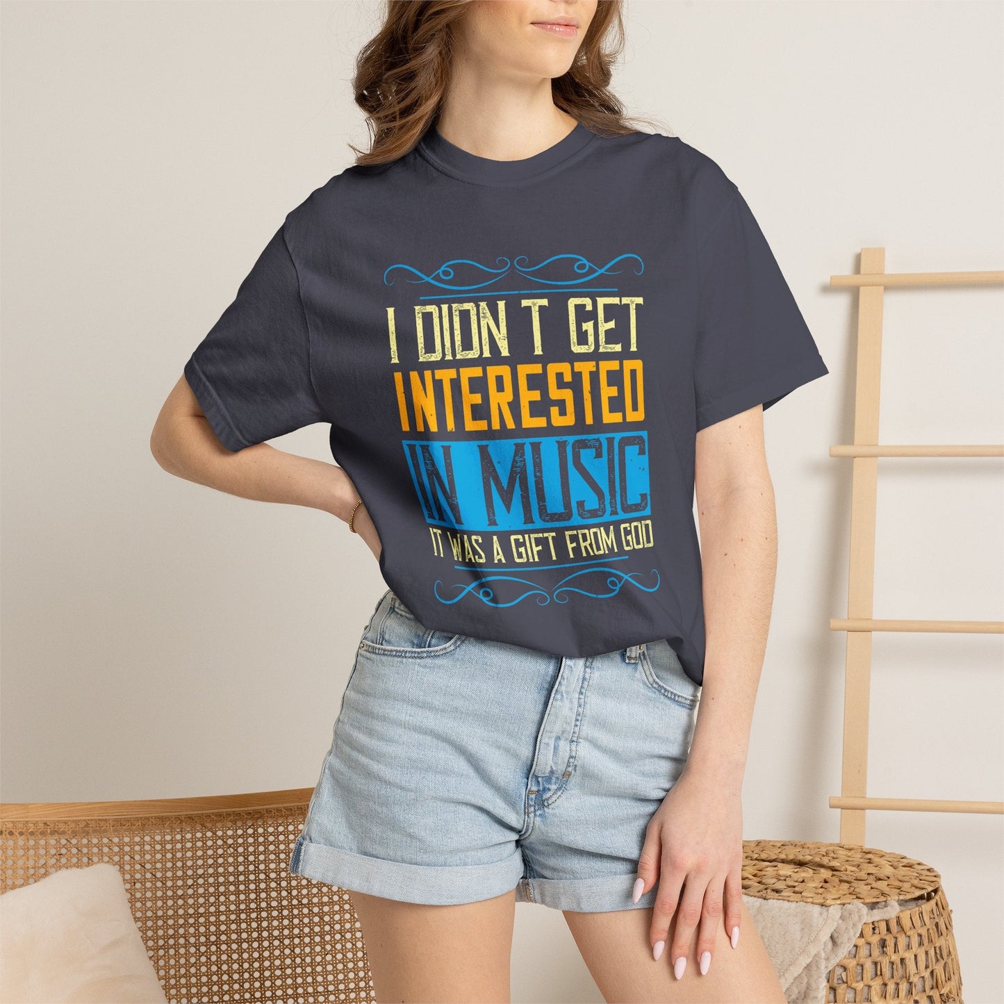 Music Graphic Design Unisex Cotton T-shirt m5