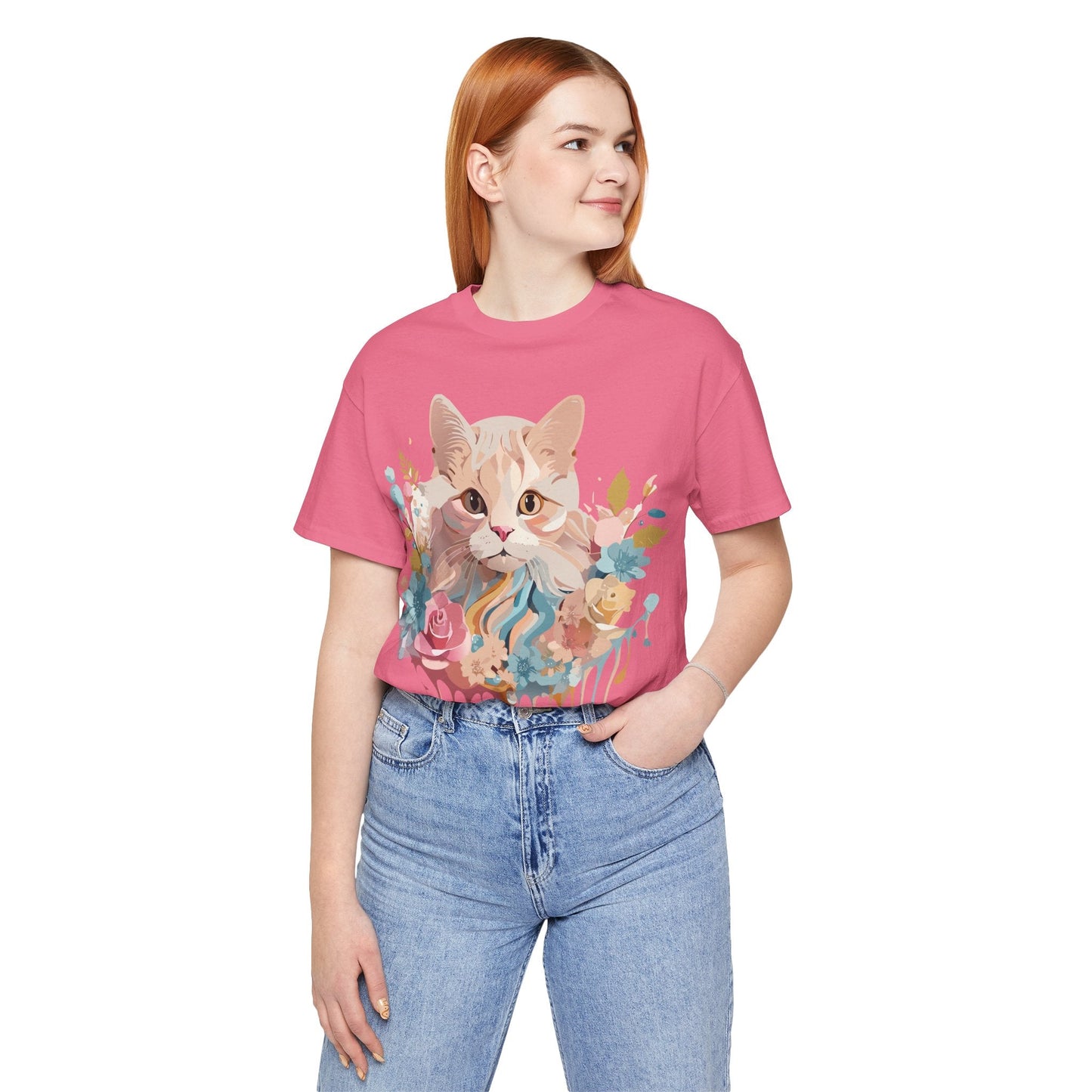 Cat Graphic Tee Unisex Shirt Adelpha Art Vintage Inspired Design