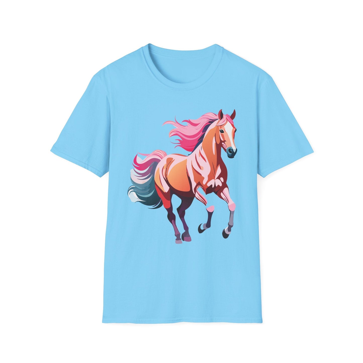 Horse Shirt Gildan Softstyle Tee Unisex 100 Percent Ring Spun Cotton