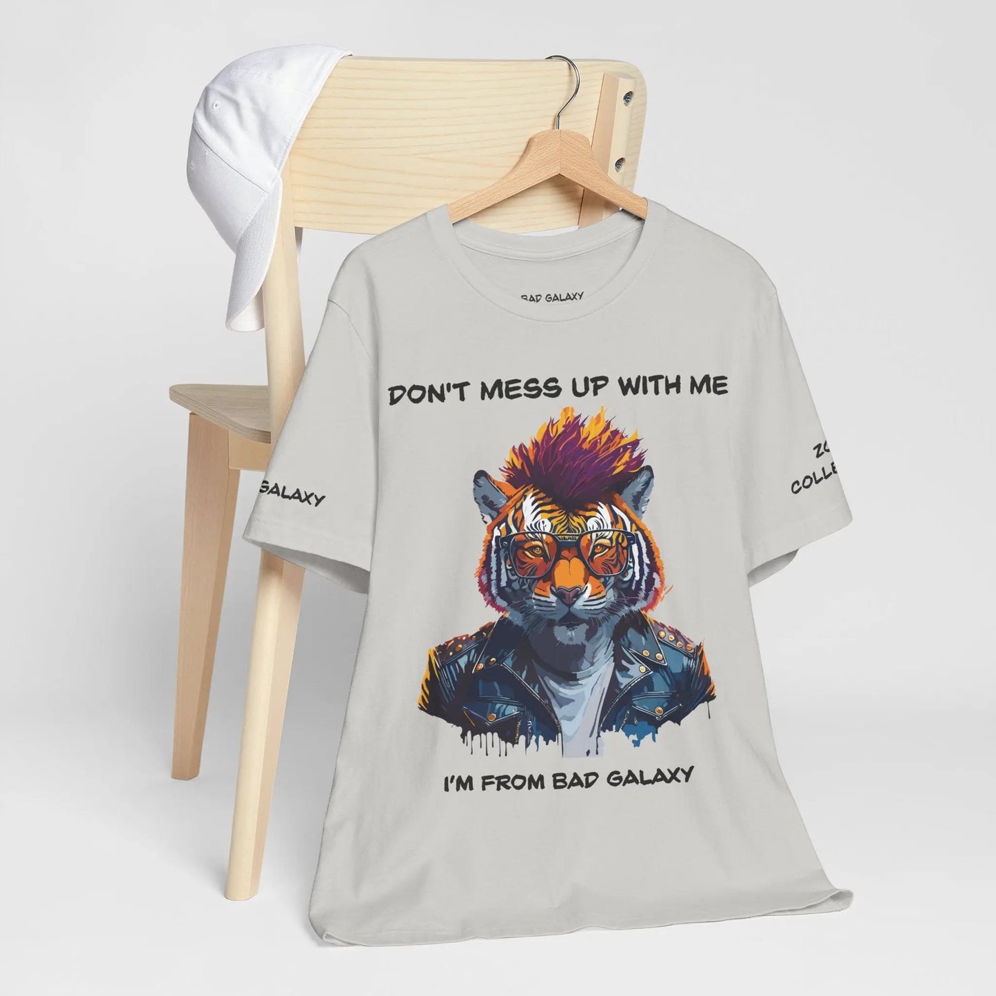 Bad Galaxy Animal T Shirt Cotton Comfort Eco Friendly Inks Printed In USA Free Shipping