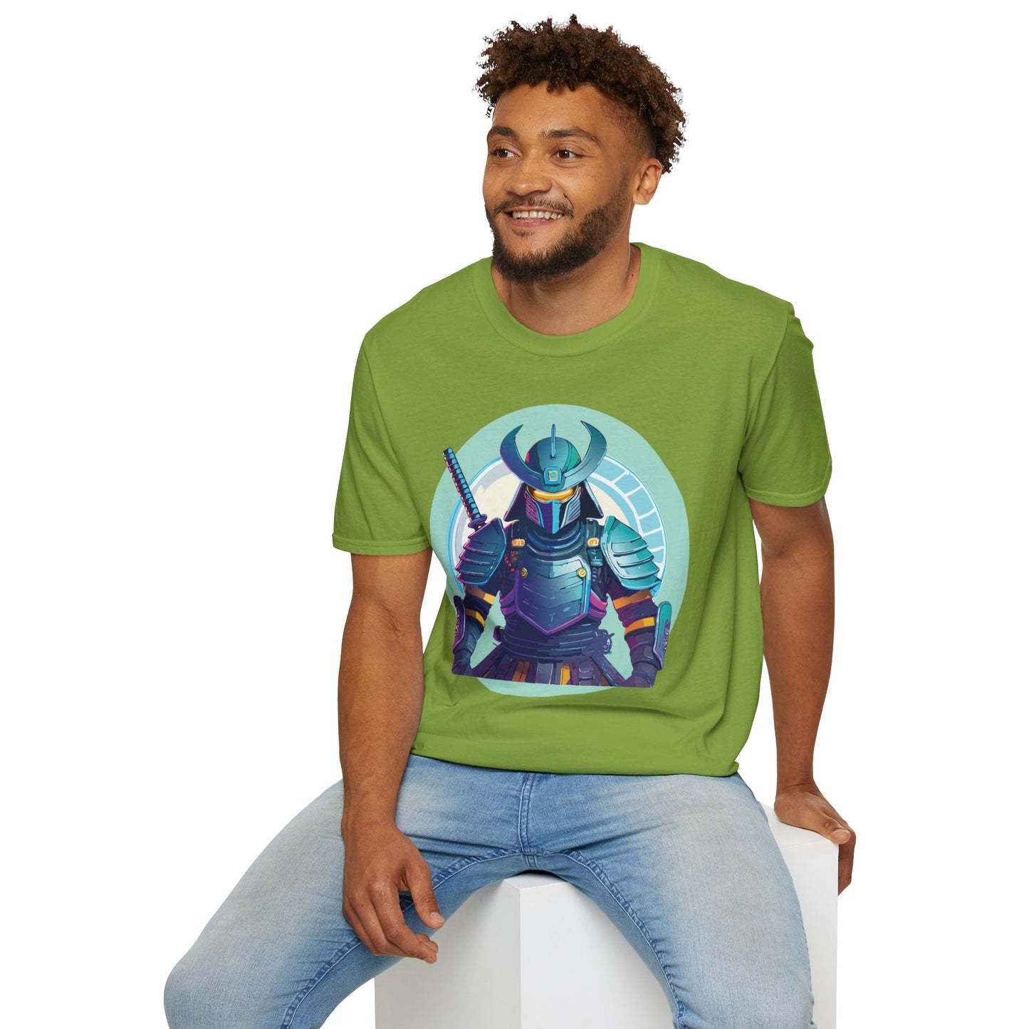 Samurai T Shirt Unisex Softstyle Tee Gildan 64000 Lightweight Ring Spun Cotton Everyday Comfort