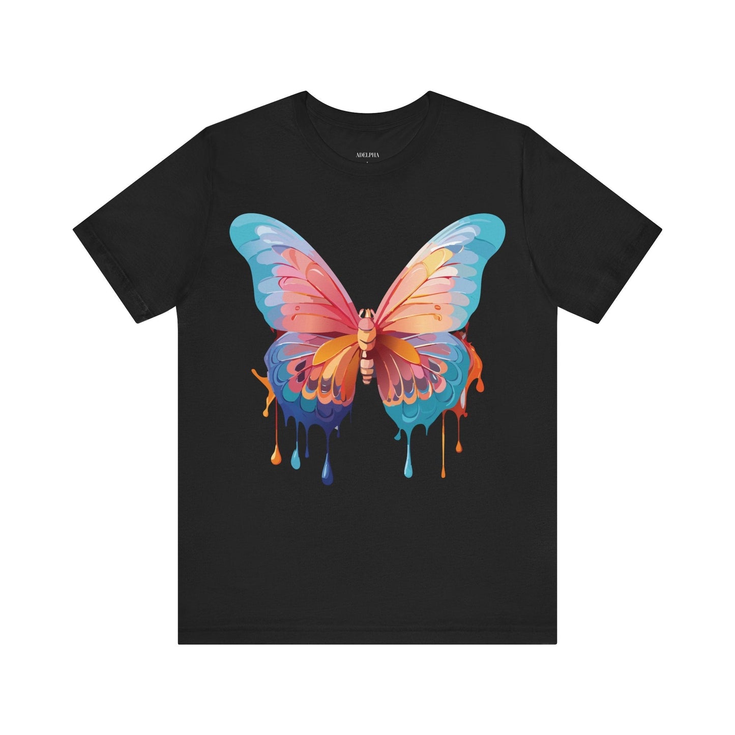 Butterfly Graphic Tee Adelpha Unisex Short Sleeve Design Tee