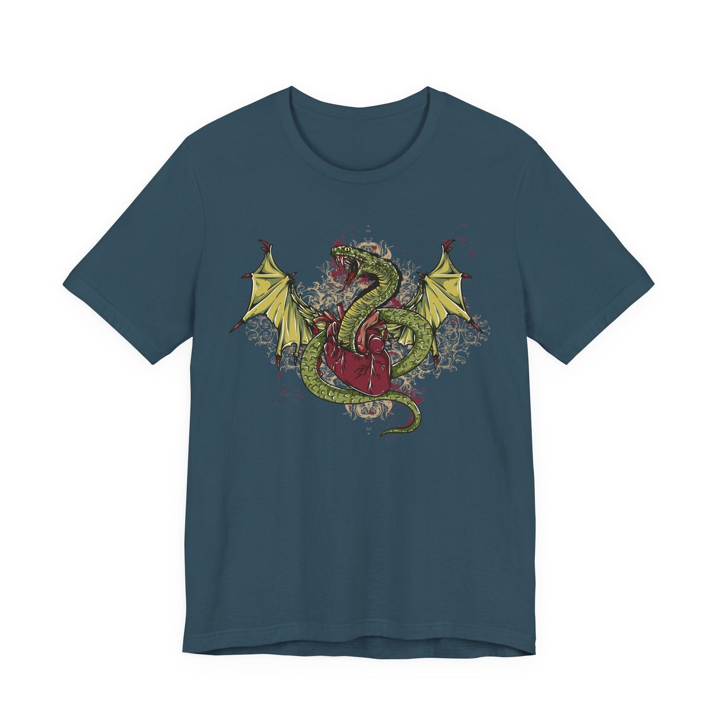 Dragon Illustration Graphic Unisex Cotton T-Shirt r29