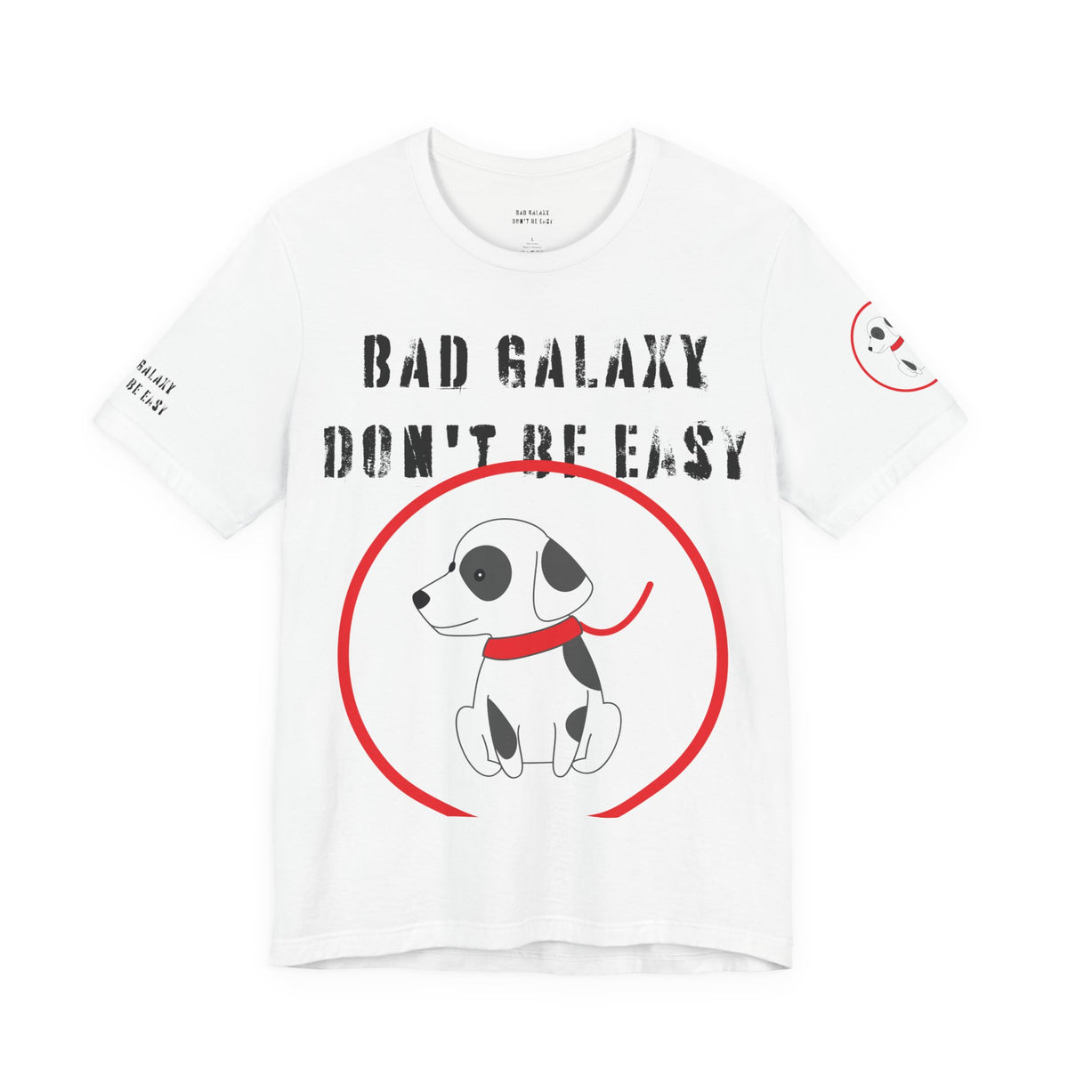Funny Dog Graphic Unisex Cotton Bella+Canvas Tee with Art Design b87