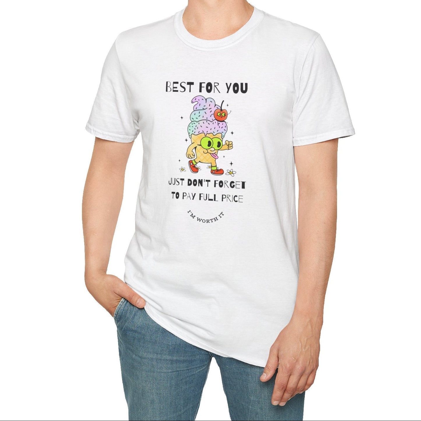Funny Food T Shirts Unisex Softstyle Tee Cotton Gildan 64000 Short Sleeve Graphic Tee