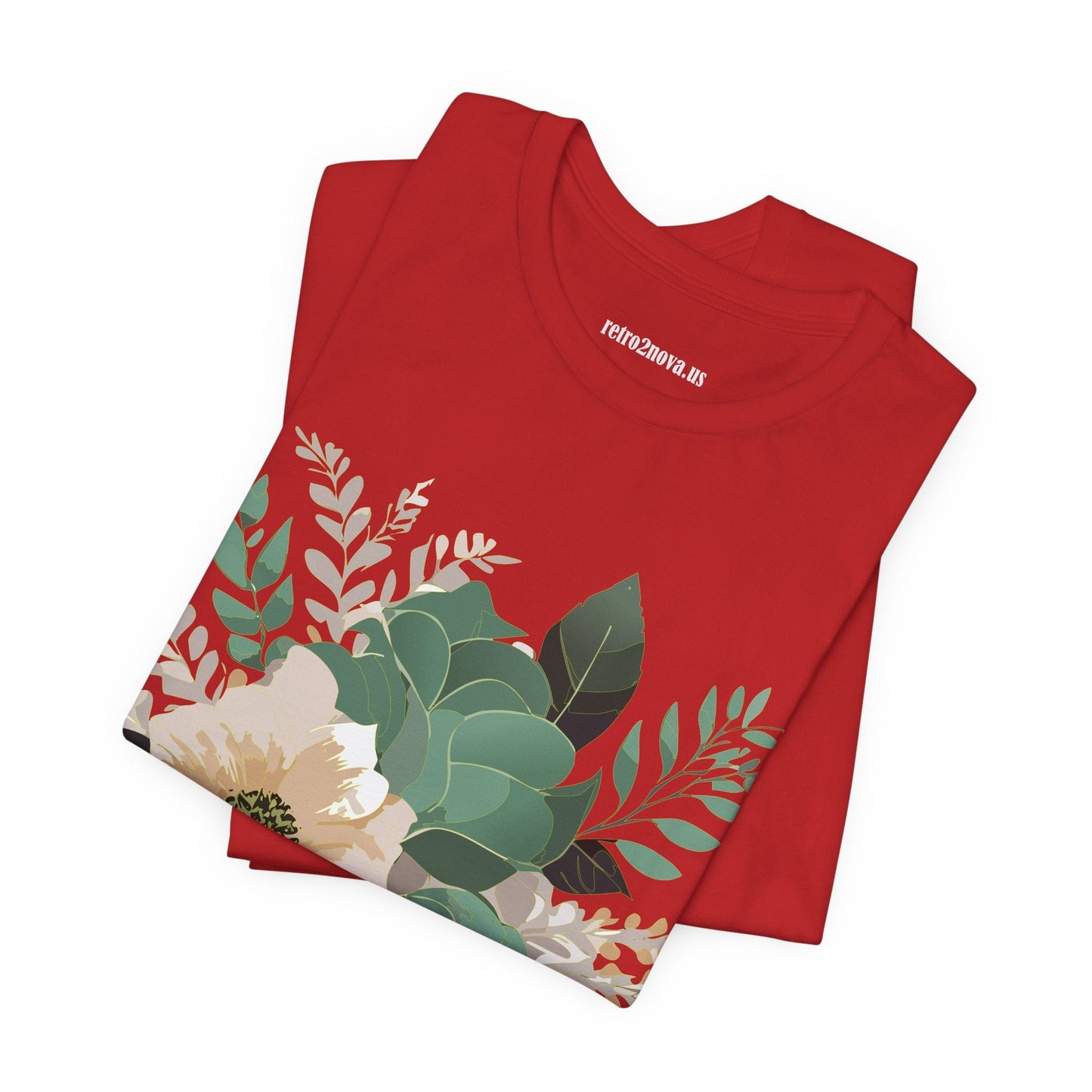 Flowers Shirt Floral Shirt Unisex Jersey Short Sleeve Tee From Flowers Collection Retro2Nova