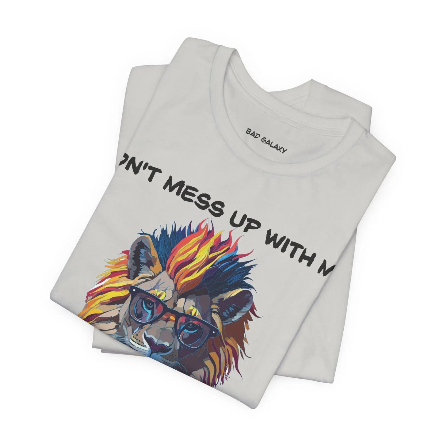 Animal T Shirt From Bad Galaxy Made To Order 100 Percent Cotton Tee Eco Friendly Non Toxic Inks USA