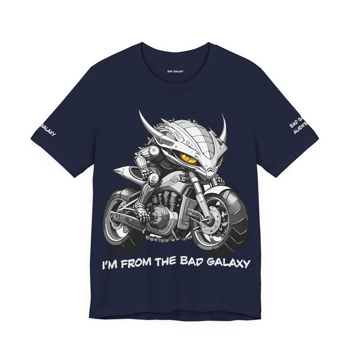 Alien Graphic Unisex Cotton Bella+Canvas Tee with Art Design b83