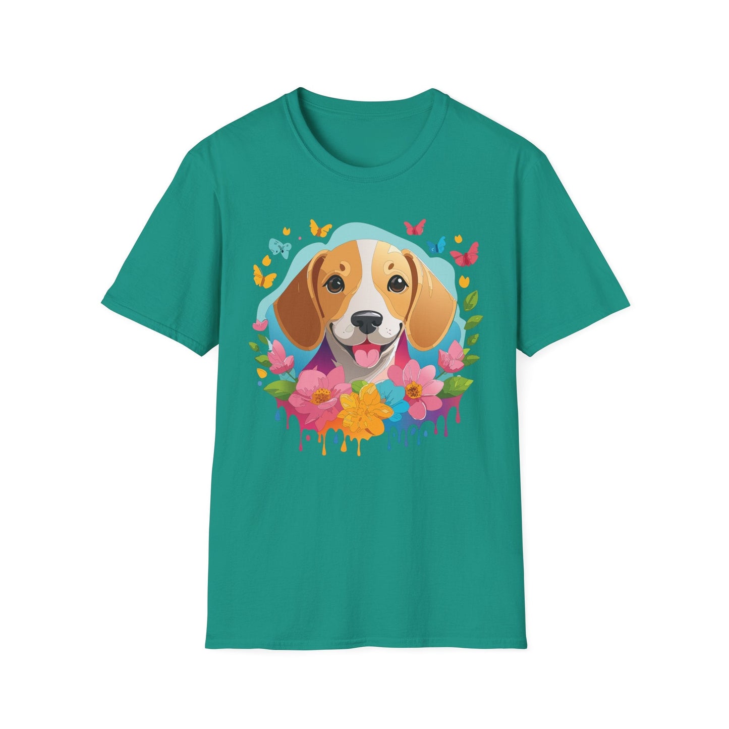 Dog Shirt Unisex Animal Tee Softstyle Cotton Comfort Everyday Wear