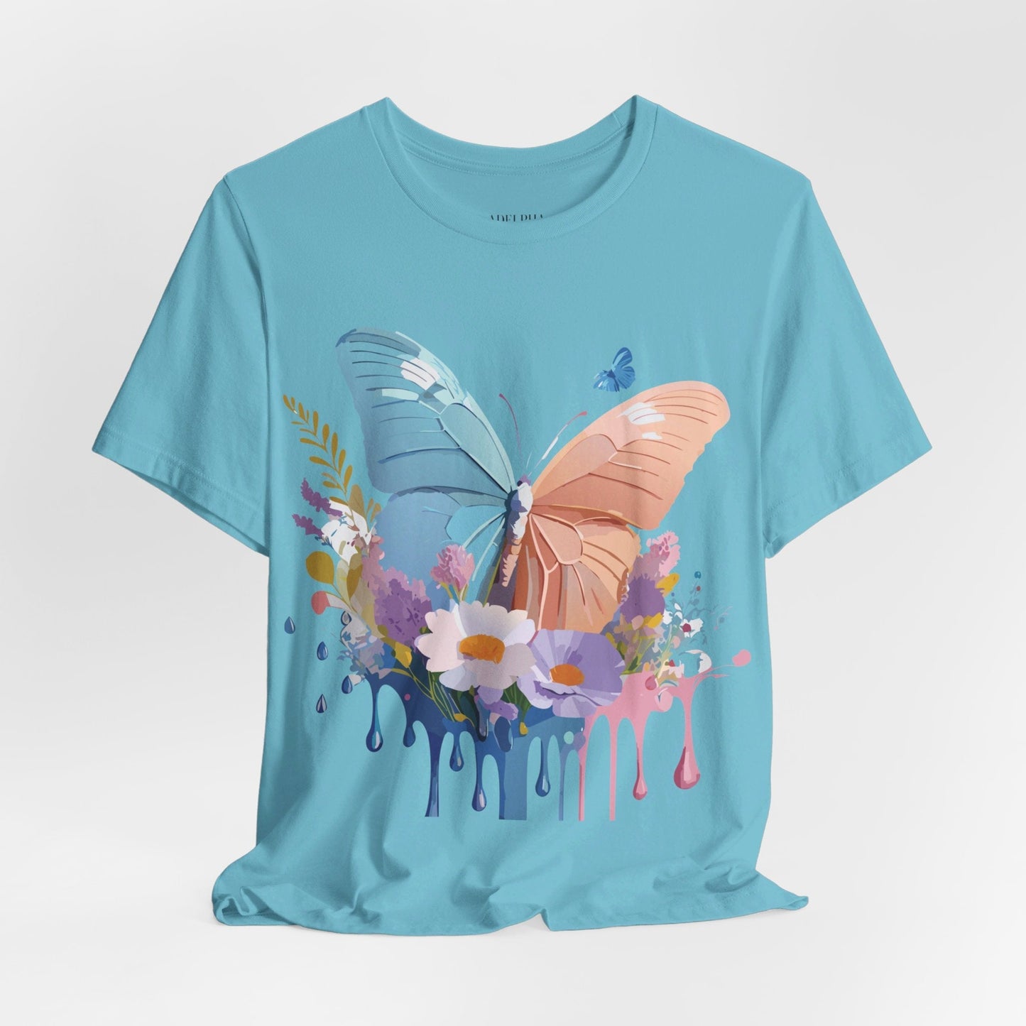 Butterfly Graphic Tee By Adelpha Unisex Vintage Inspired Art Shirt