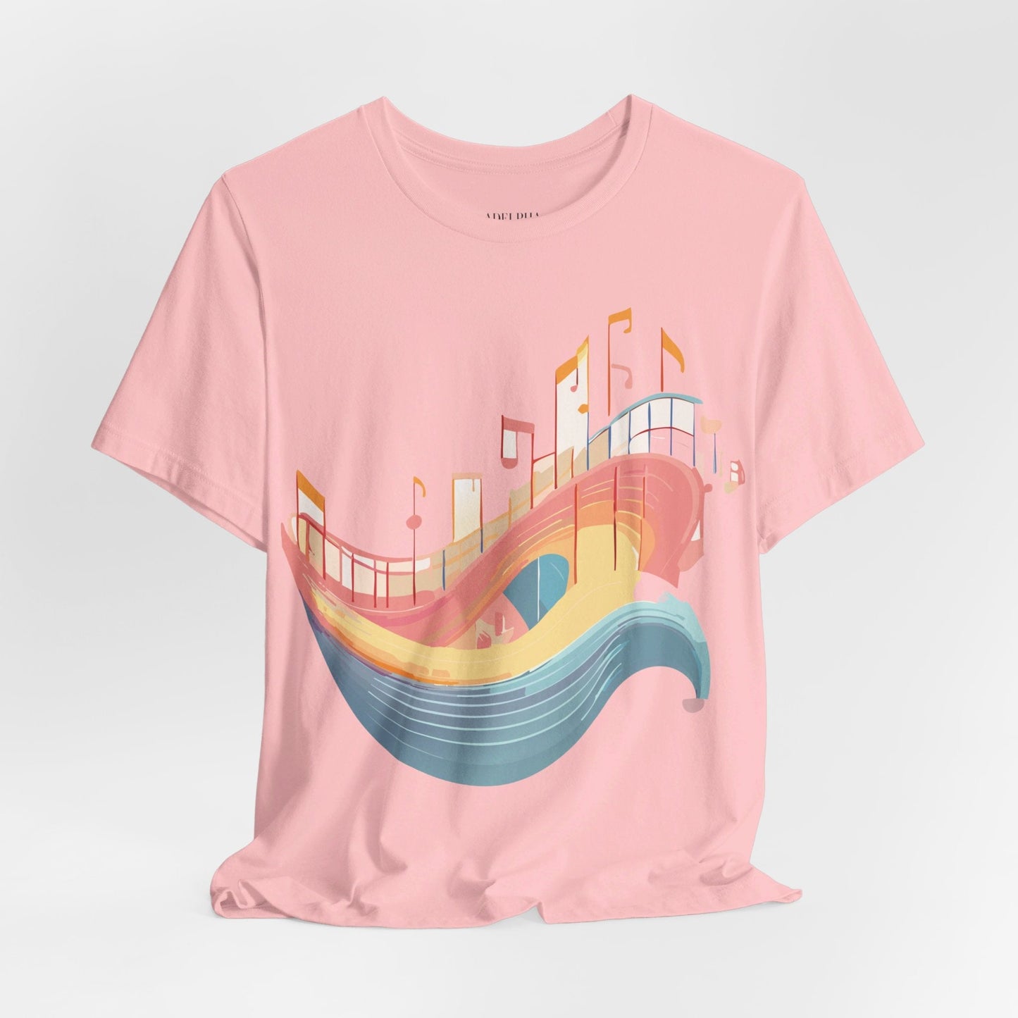Adelpha Music T Shirt Unisex Graphic Tee Vintage Art Design Jersey Short Sleeve Premium