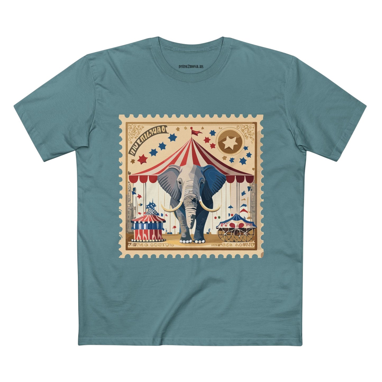 Stamp Shirt Postage Stamp Tee Unisex Premium Cotton Original Art Design From Retro2Nova PS 50