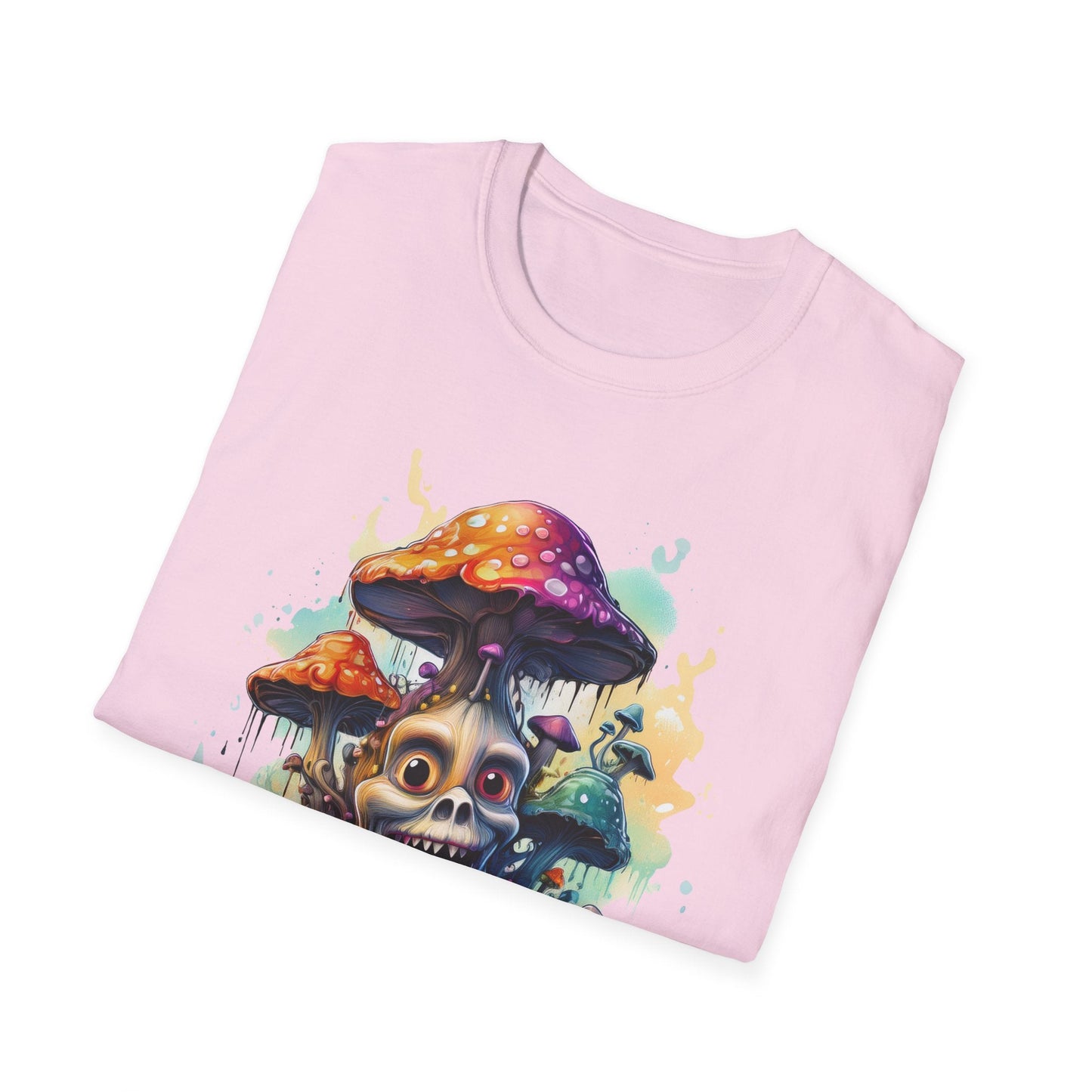 Mashroom Tee Shirt Unisex Graphic Mashroom Tee Fun Fungus Design Softstyle 64000