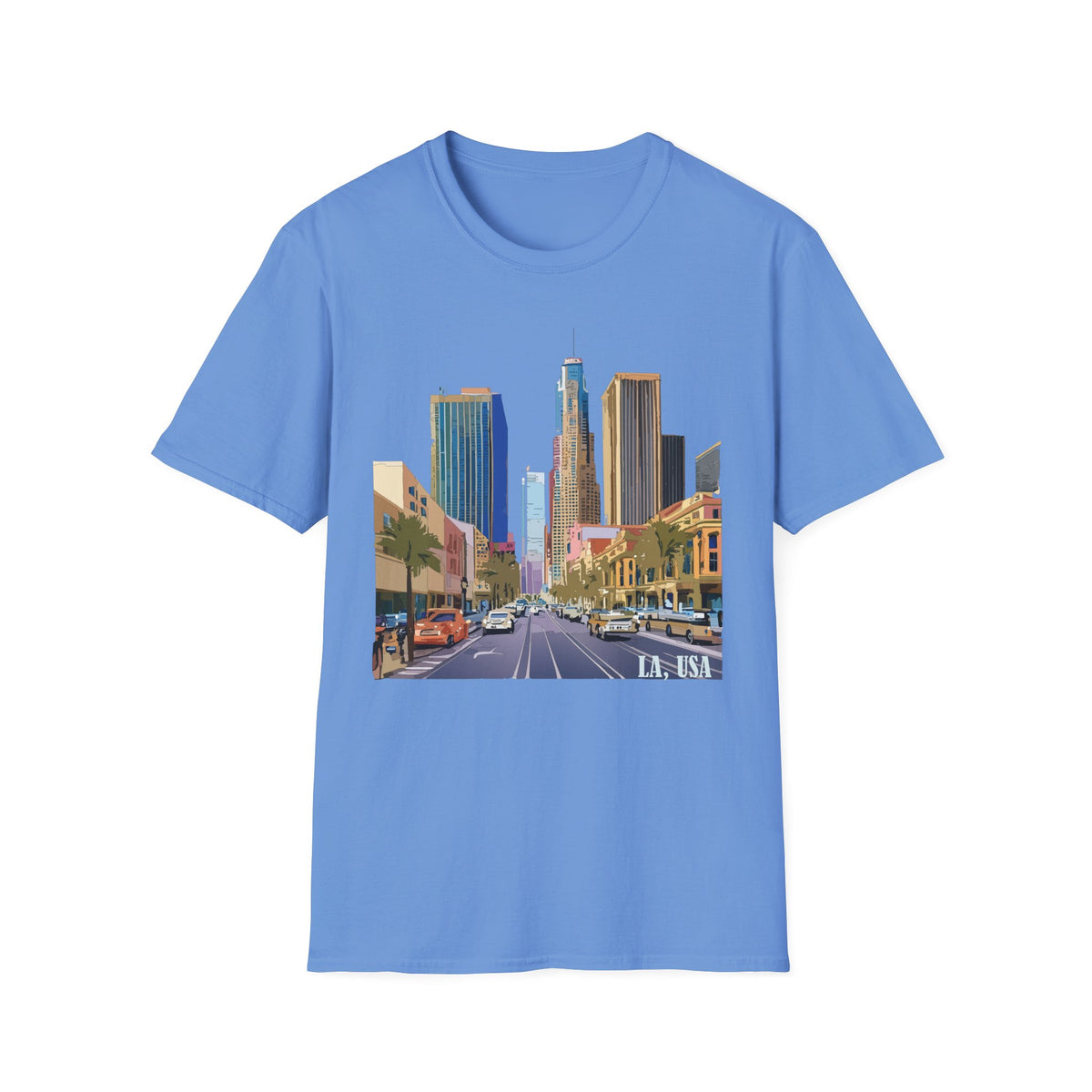 Downtown Los Angeles City Skyline T-Shirt | Urban Cityscape Tee