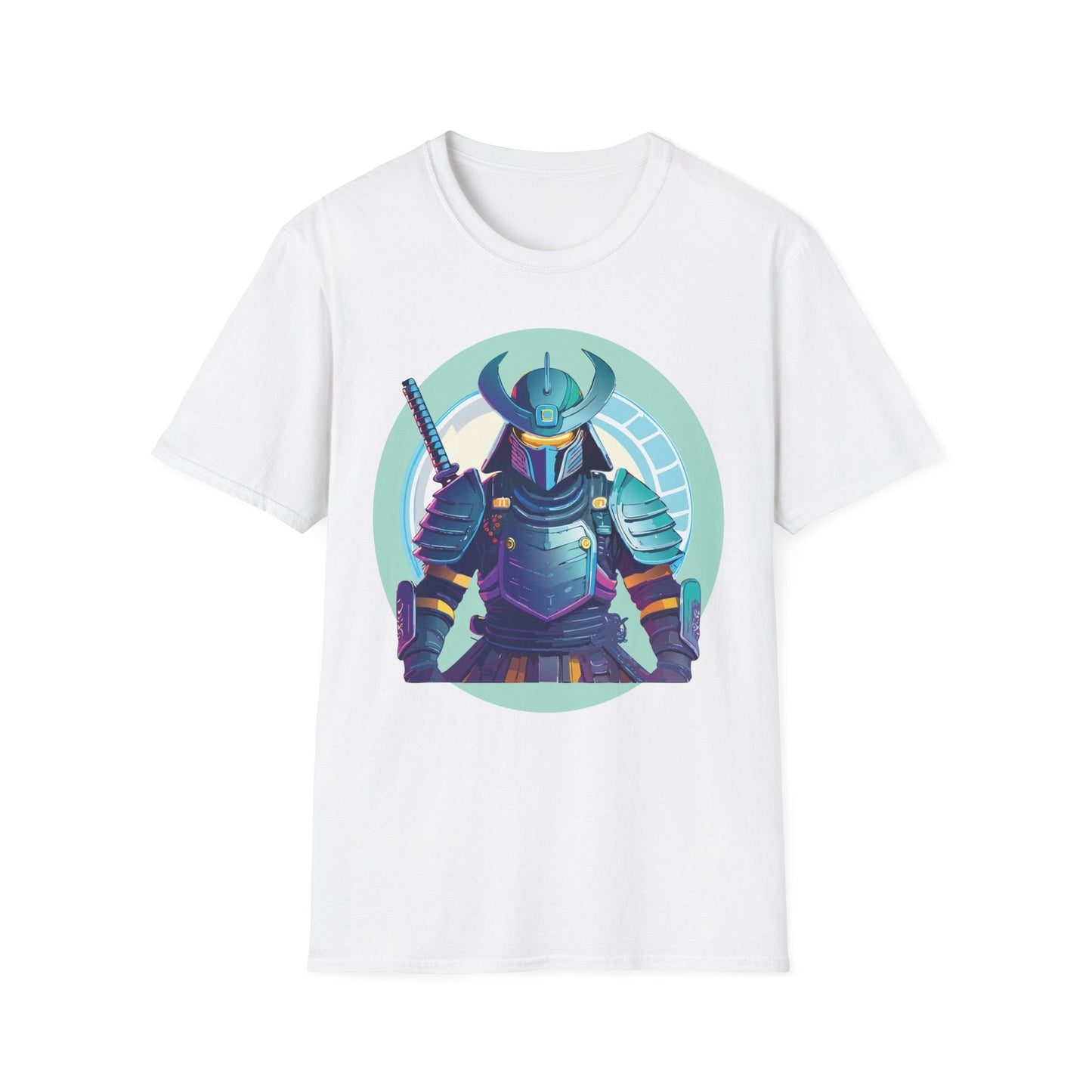 Samurai T Shirt Unisex Softstyle Tee Gildan 64000 Lightweight Ring Spun Cotton Everyday Comfort