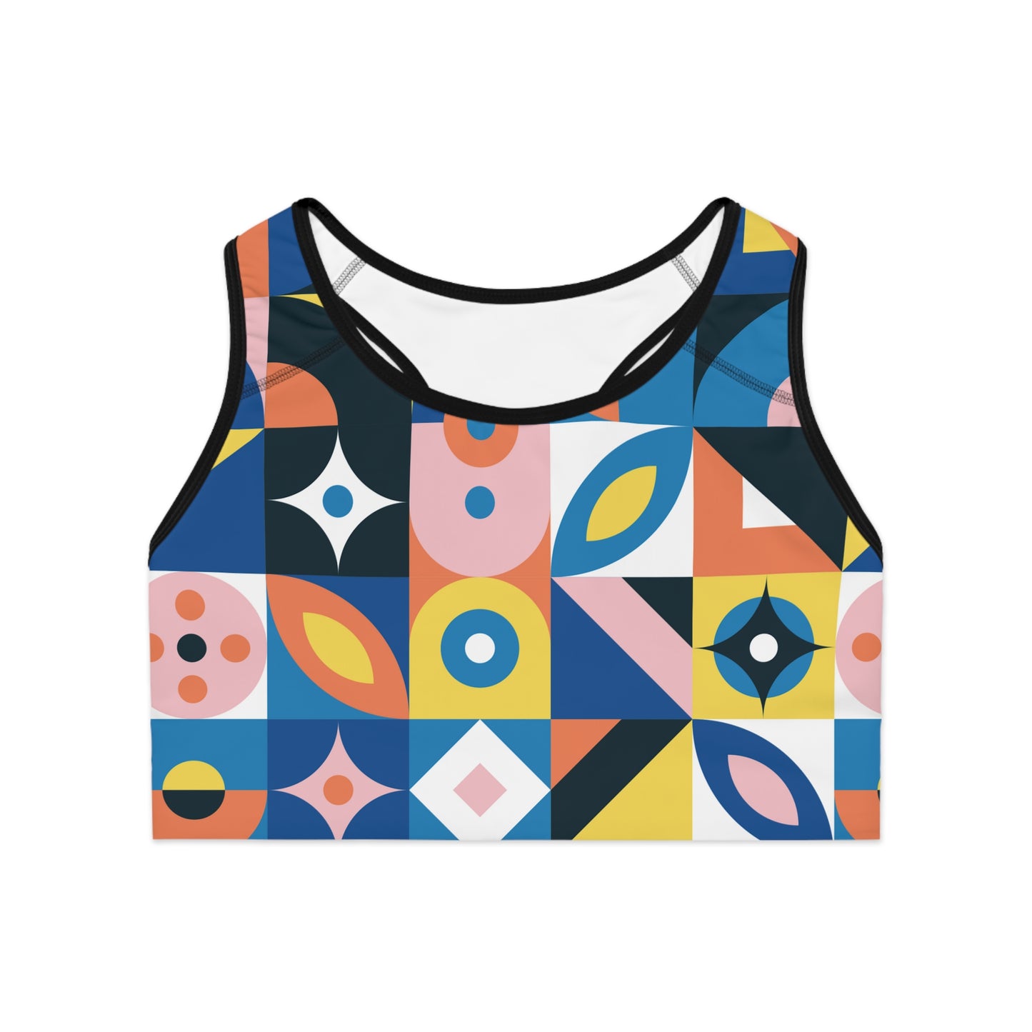 Sports Bra with Abstract prints