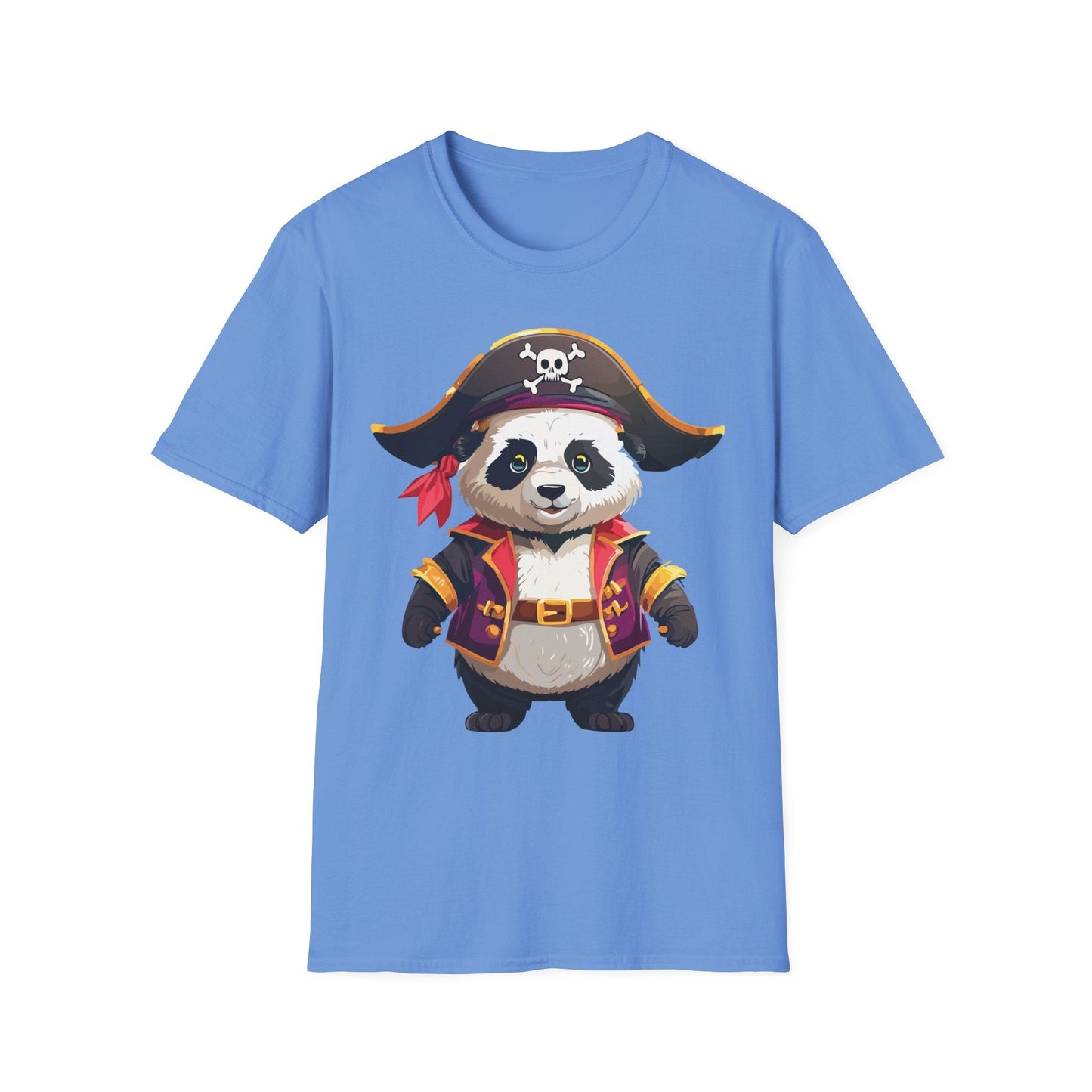 Panda Shirt Unisex Panda Tee Softstyle 64000 Gildan 100 Percent Cotton Animal Tee
