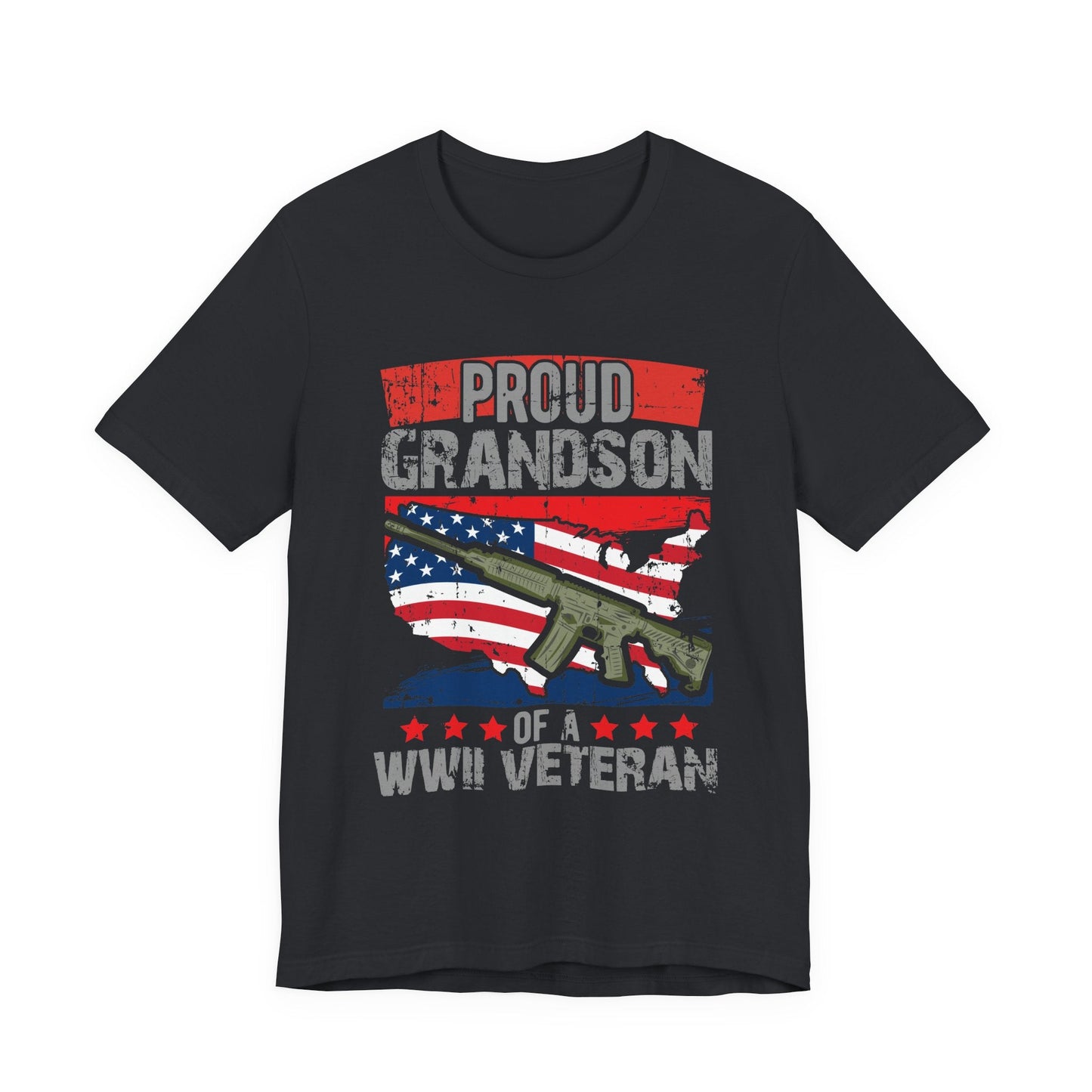 Army Veteran Patriotic Graphic Design Unisex Cotton T-Shirt v16