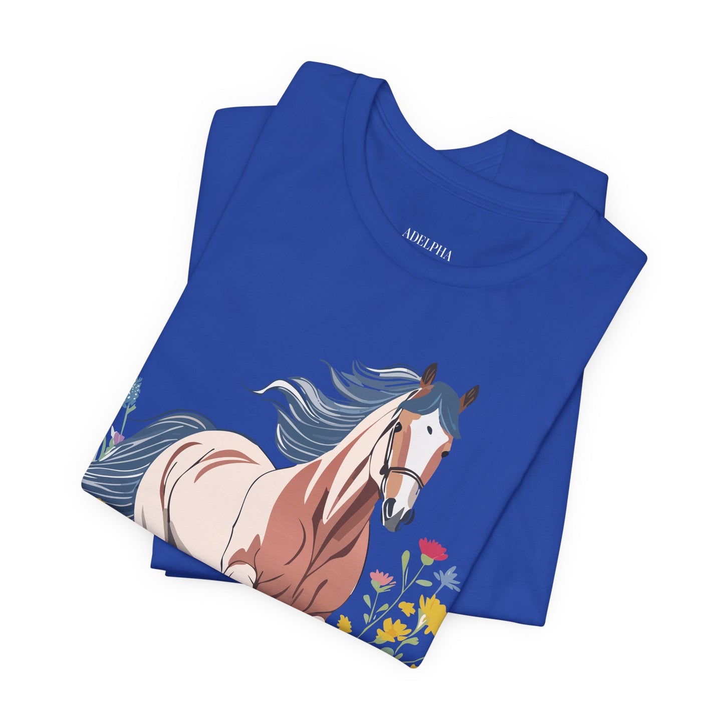 Horse Graphic Unisex 100 Cotton Vintage Animal Art T-Shirt 10