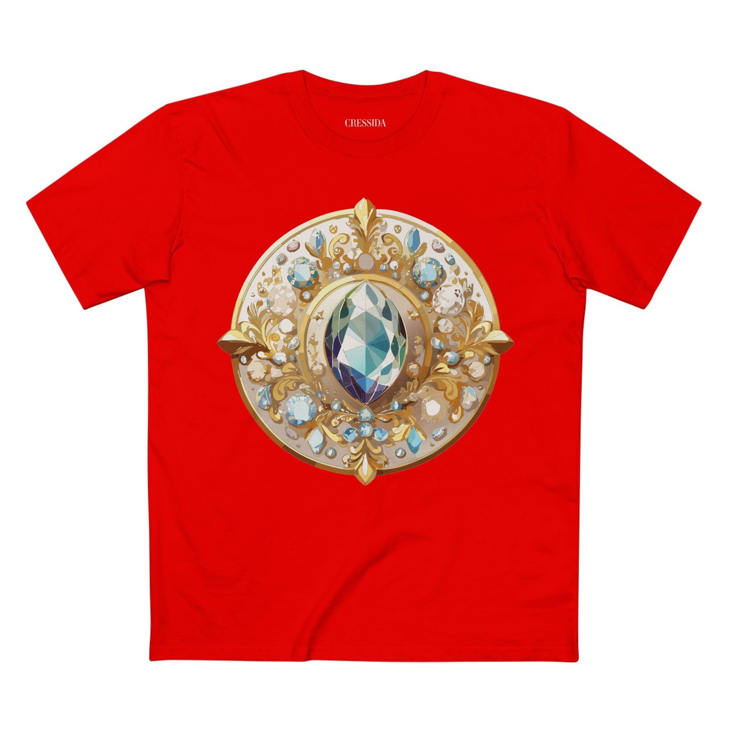 Medallion Graphic T-Shirt Unisex 100 Cotton With Gold Art Design Medal Tee 21