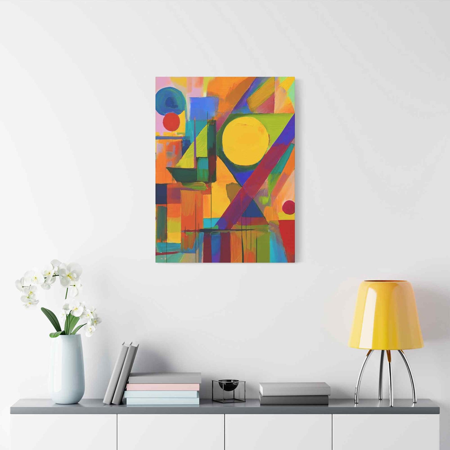 Abstract Painting Print Canvas 20x24,20x30,24x30, 24x32,24x36,30x40, 32x48,36x48,40x60 Pine-Wood Inner Frame ABS-10