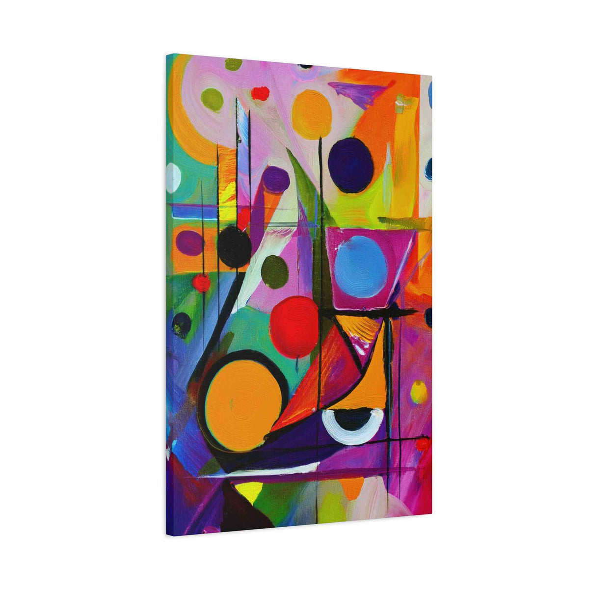 Abstract Painting Print Canvas 20x24,20x30,24x30, 24x32,24x36,30x40, 32x48,36x48,40x60 Pine-Wood Inner Frame ABS-15