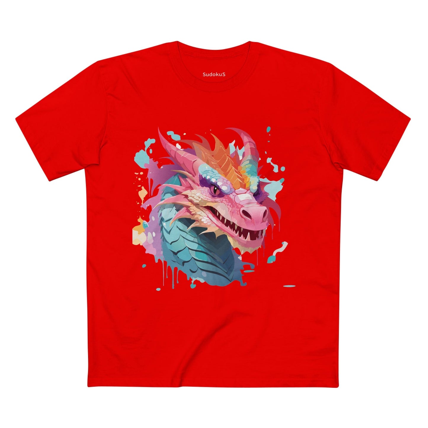 Dragon Graphic Unisex 100 Cotton Staple Tee 1