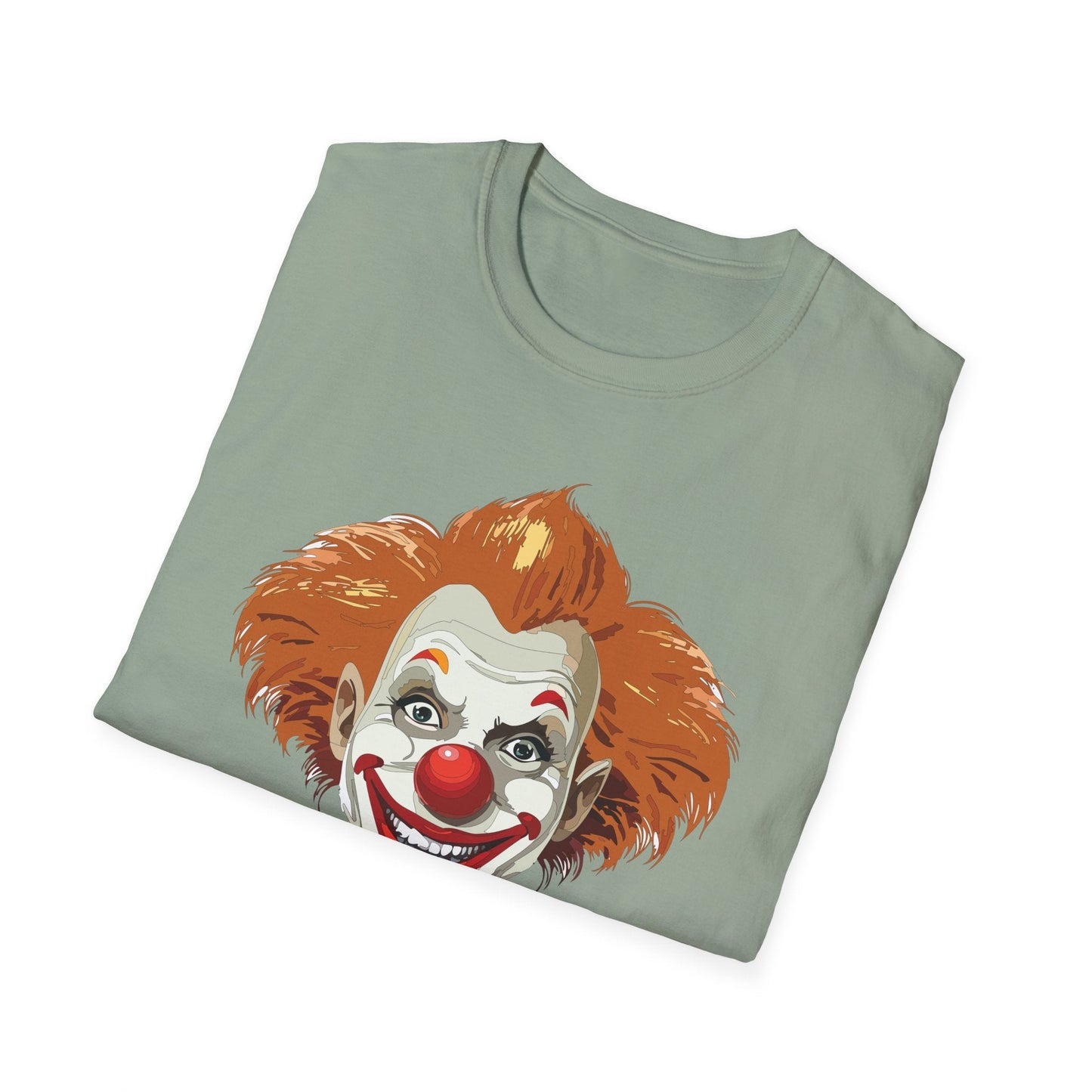 Clown Shirt Unisex Funny Man Circus Tee Softstyle Gildan 64000 Short Sleeve Shirt Premium