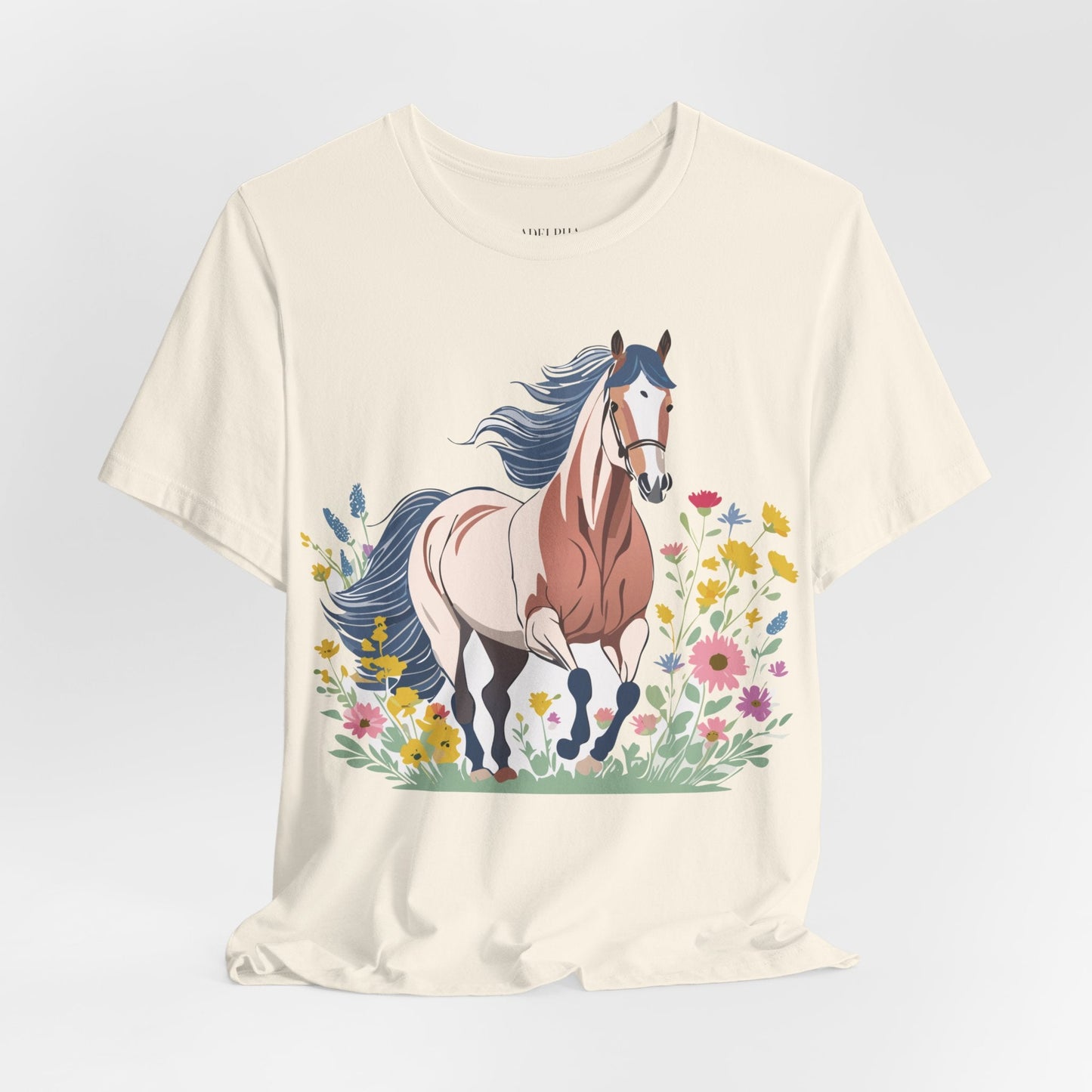 Horse Graphic Unisex 100 Cotton Vintage Animal Art T-Shirt 11