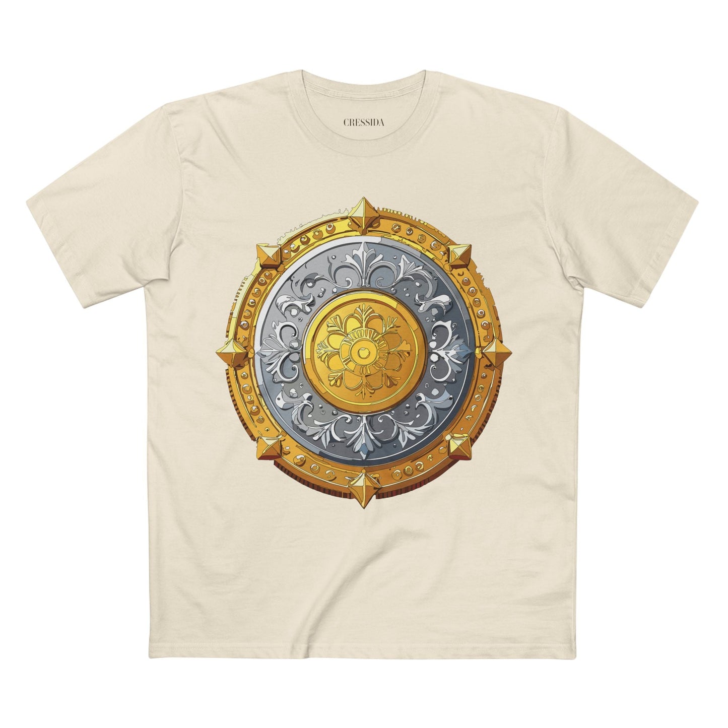 Antique Gold Coin Graphic Design T-Shirt Unisex 100 Cotton With Golden Print Artwork Tee 22