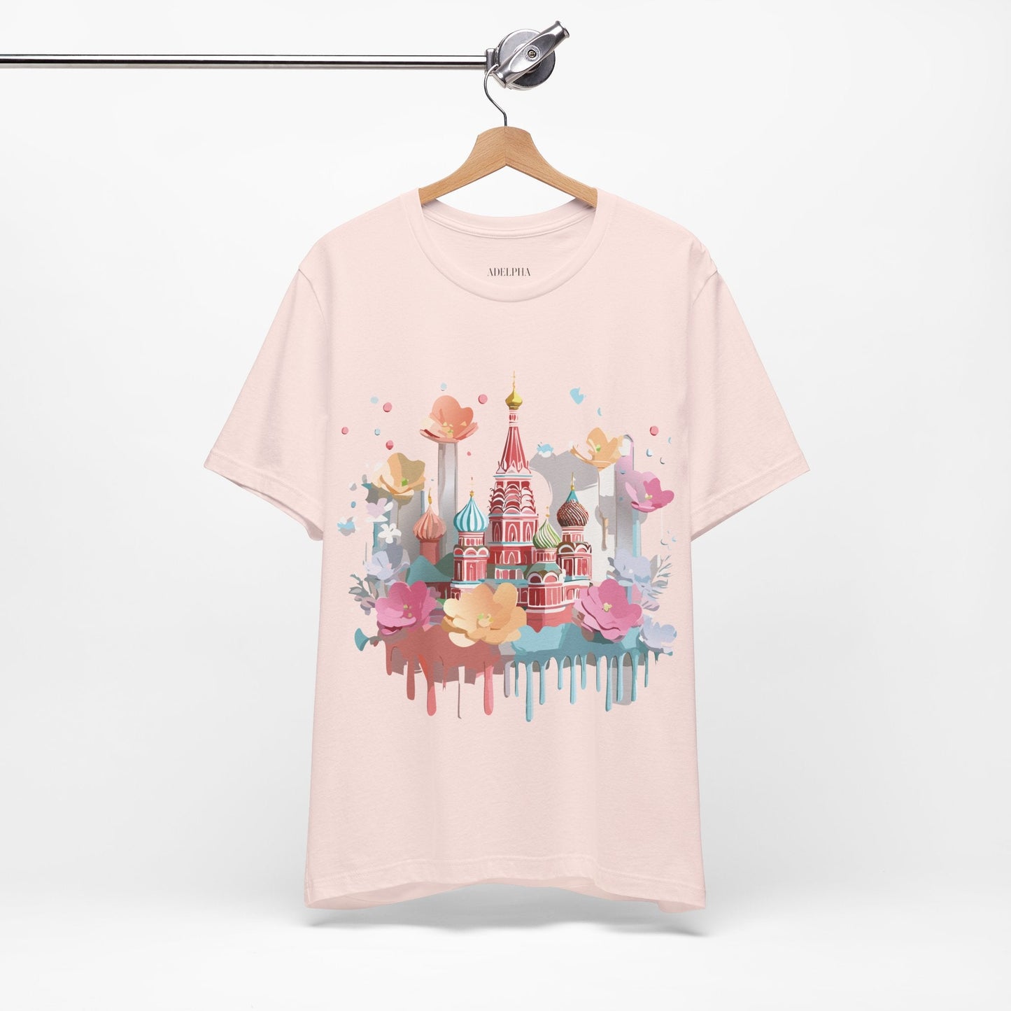 Unisex Graphic Tee From Adelpha Moscow Themed Tourist Shirt Vintage Inspired Art