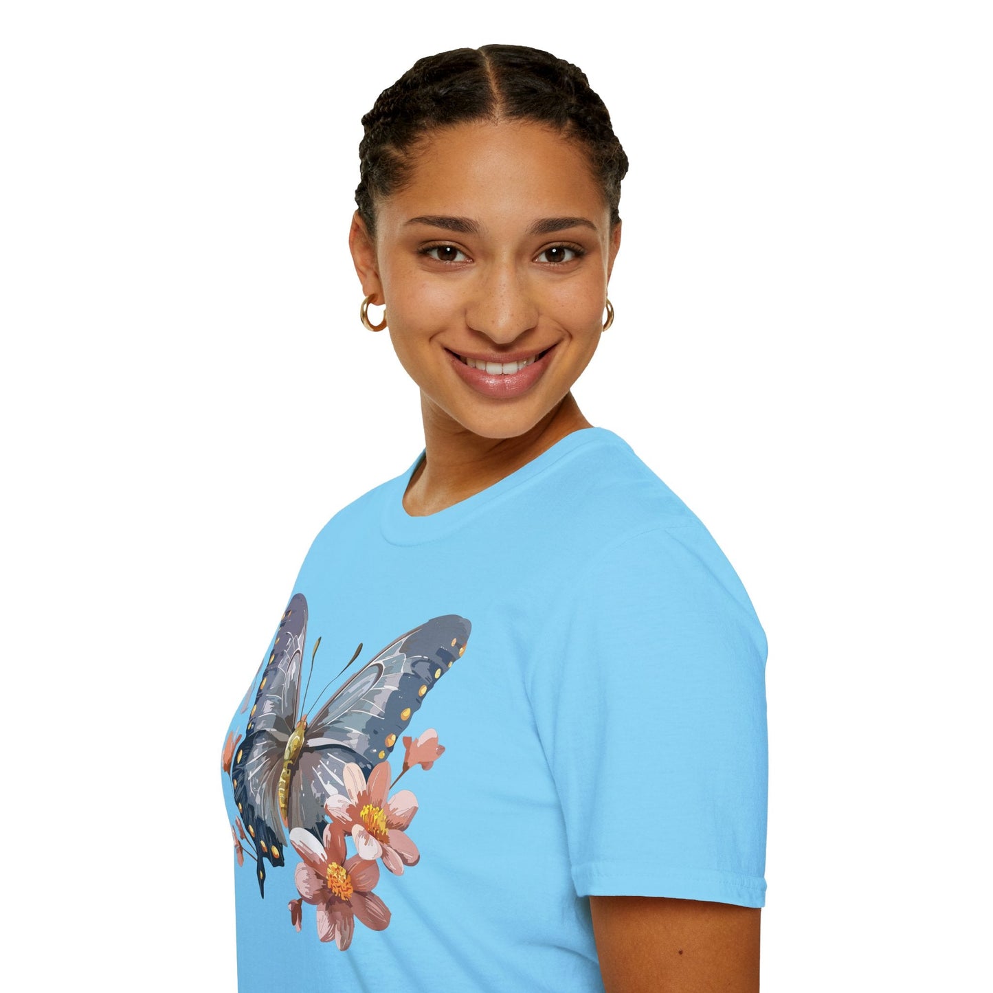 Butterfly Shirt Unisex T Shirt Monarch Butterfly Softstyle Tee Gildan 64000 Breathable Everyday Wear