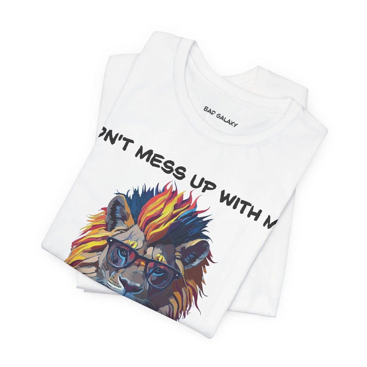 Animal T Shirt From Bad Galaxy Made To Order 100 Percent Cotton Tee Eco Friendly Non Toxic Inks USA