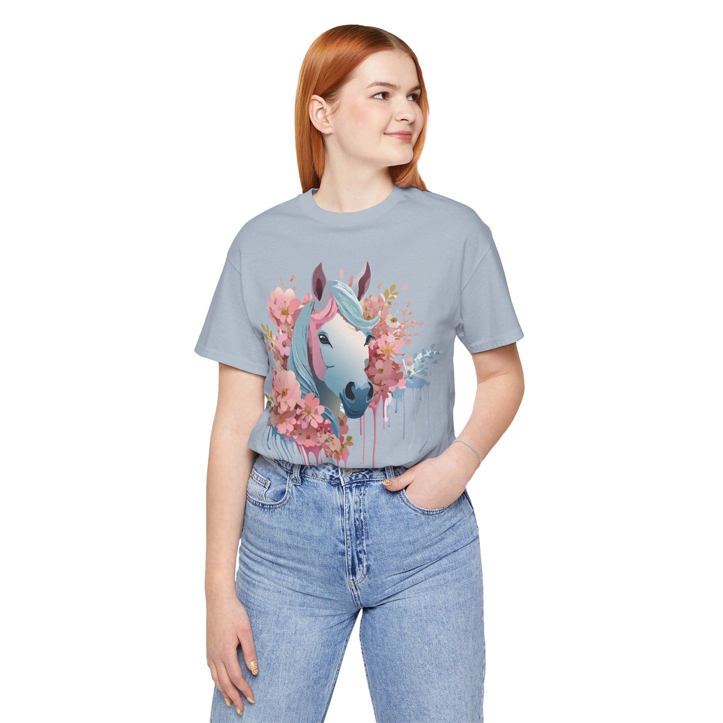 Horse Graphic Unisex 100 Cotton Vintage Animal Art T-Shirt 15
