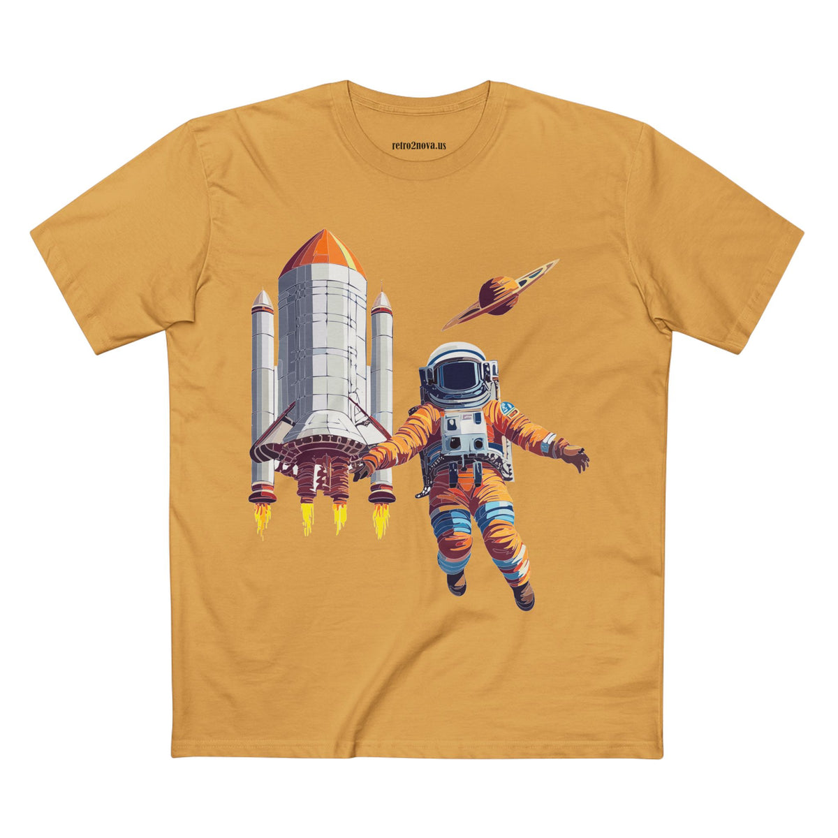 Cosmos Astronaut Graphic Tee Staple Unisex 100 Cotton Tee Shirt - CS-7
