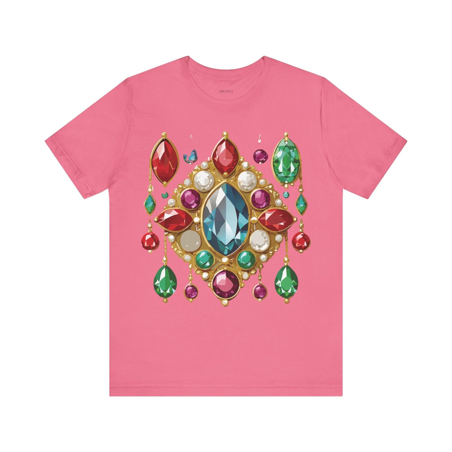 Jewelry Graphic Unisex 100 Cotton Vintage Treasure Art T-Shirt 44