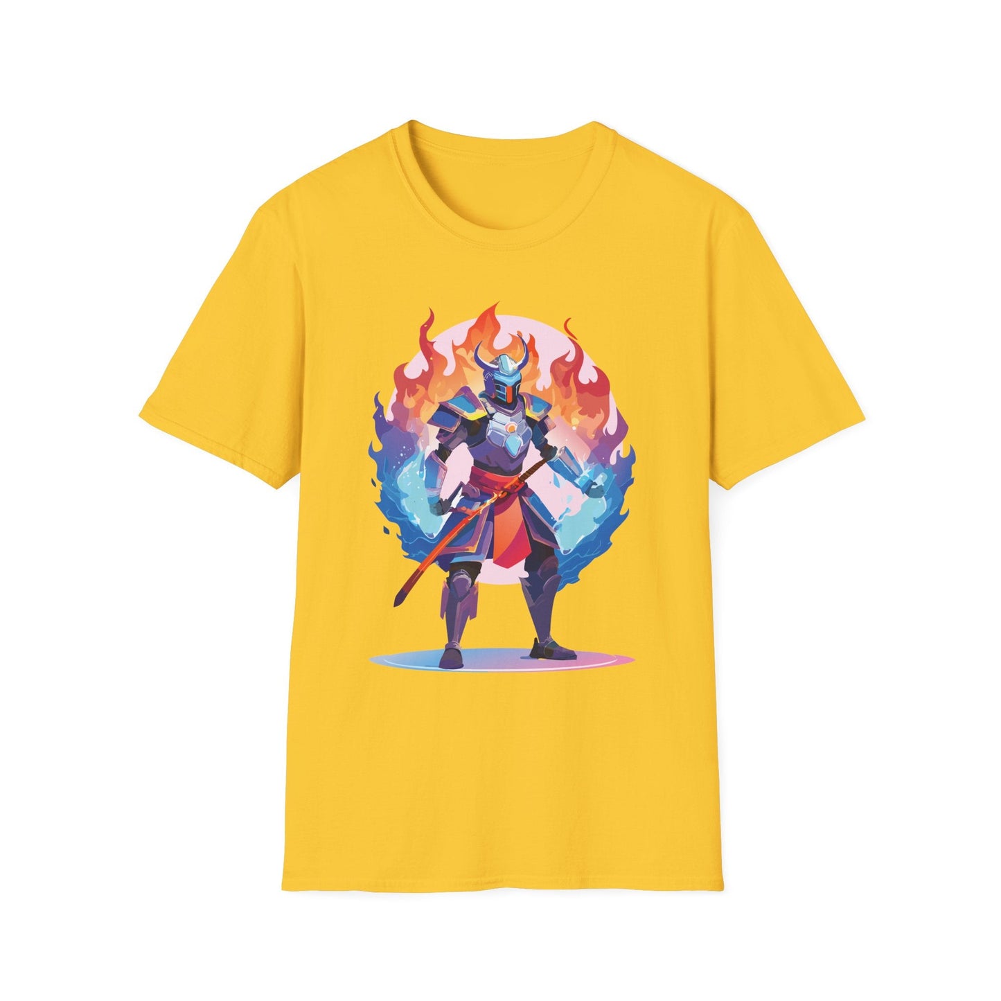Samurai Shirt Unisex Gildan Softstyle 64000 Tee 100 Percent Cotton Comfortable Tee