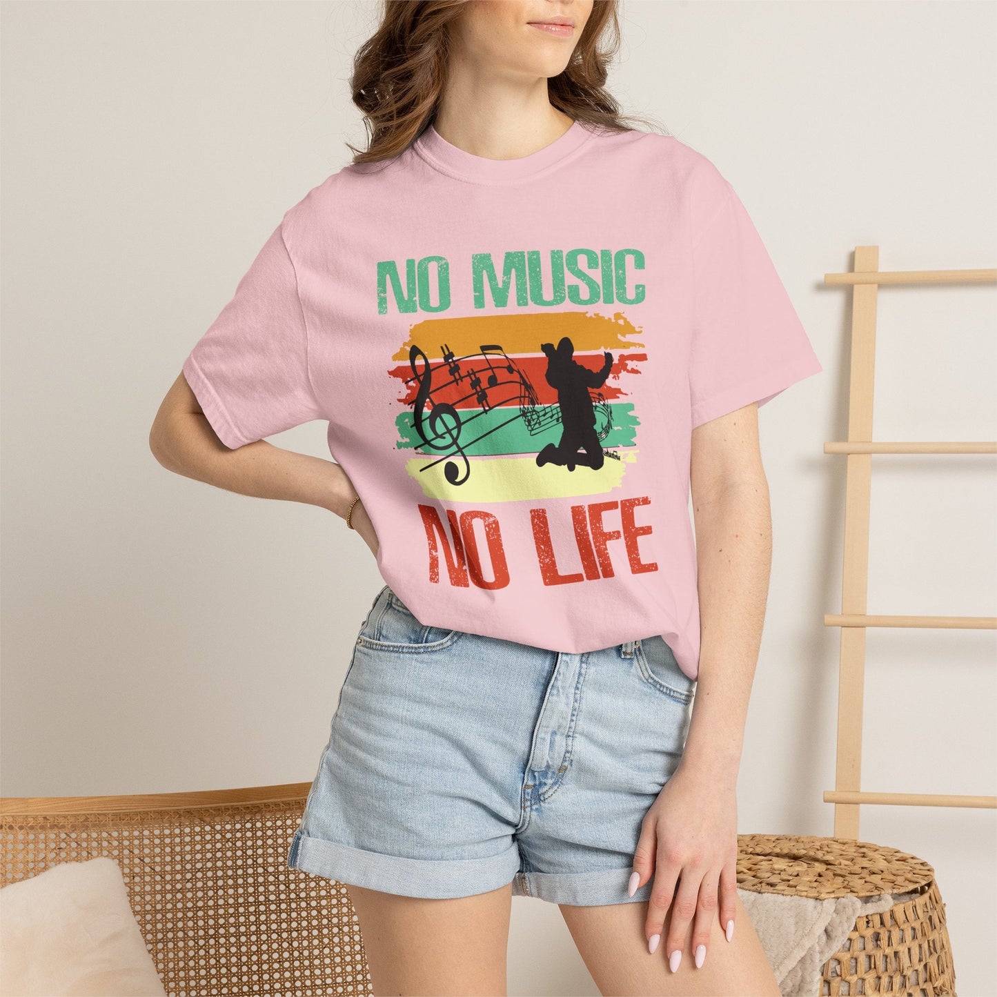 Music Graphic Design Unisex Cotton T-shirt 020