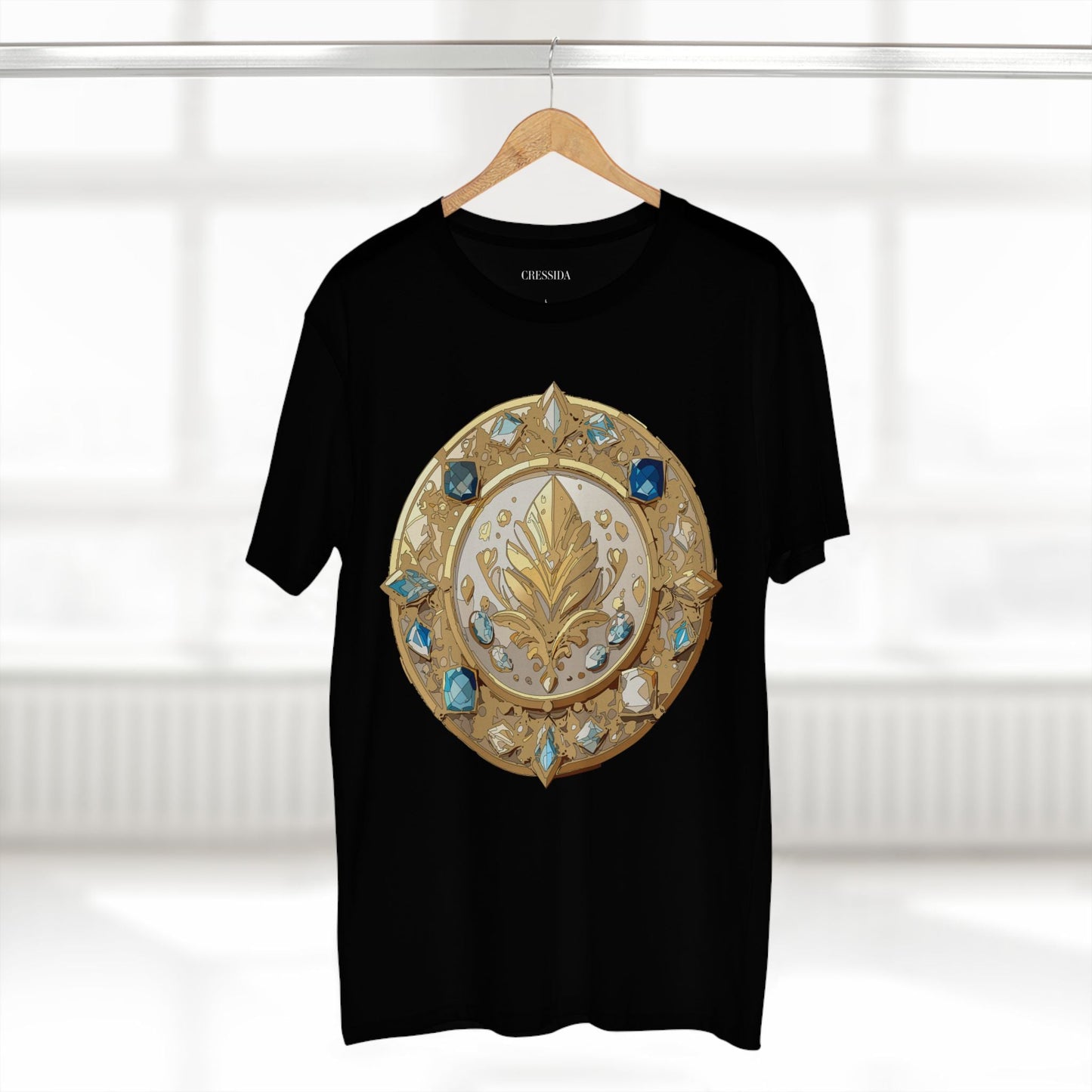 Medallion Graphic T-Shirt Unisex 100 Cotton With Gold Art Design Medal Tee 25